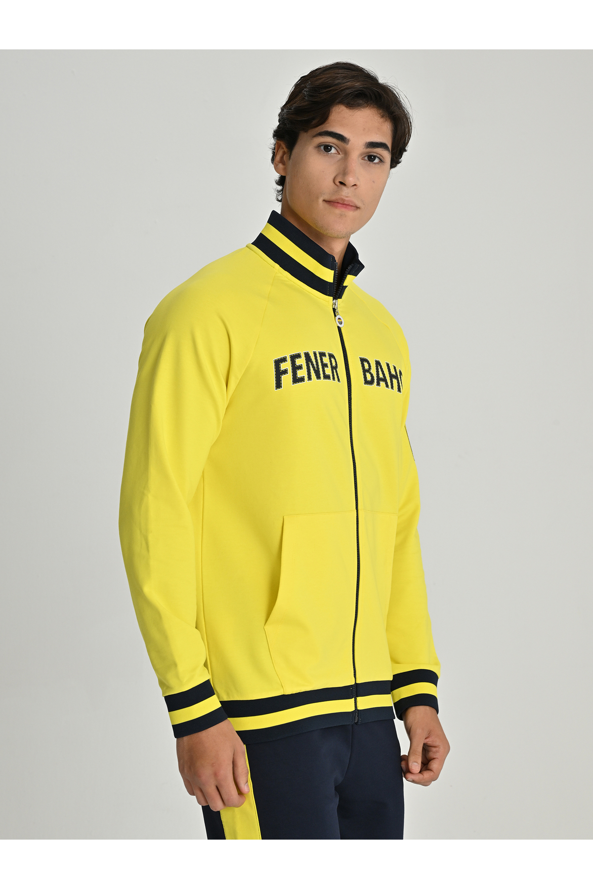 Fenerium ERKEK TRIBUN SARI LACİVERT SWEAT görsel 3