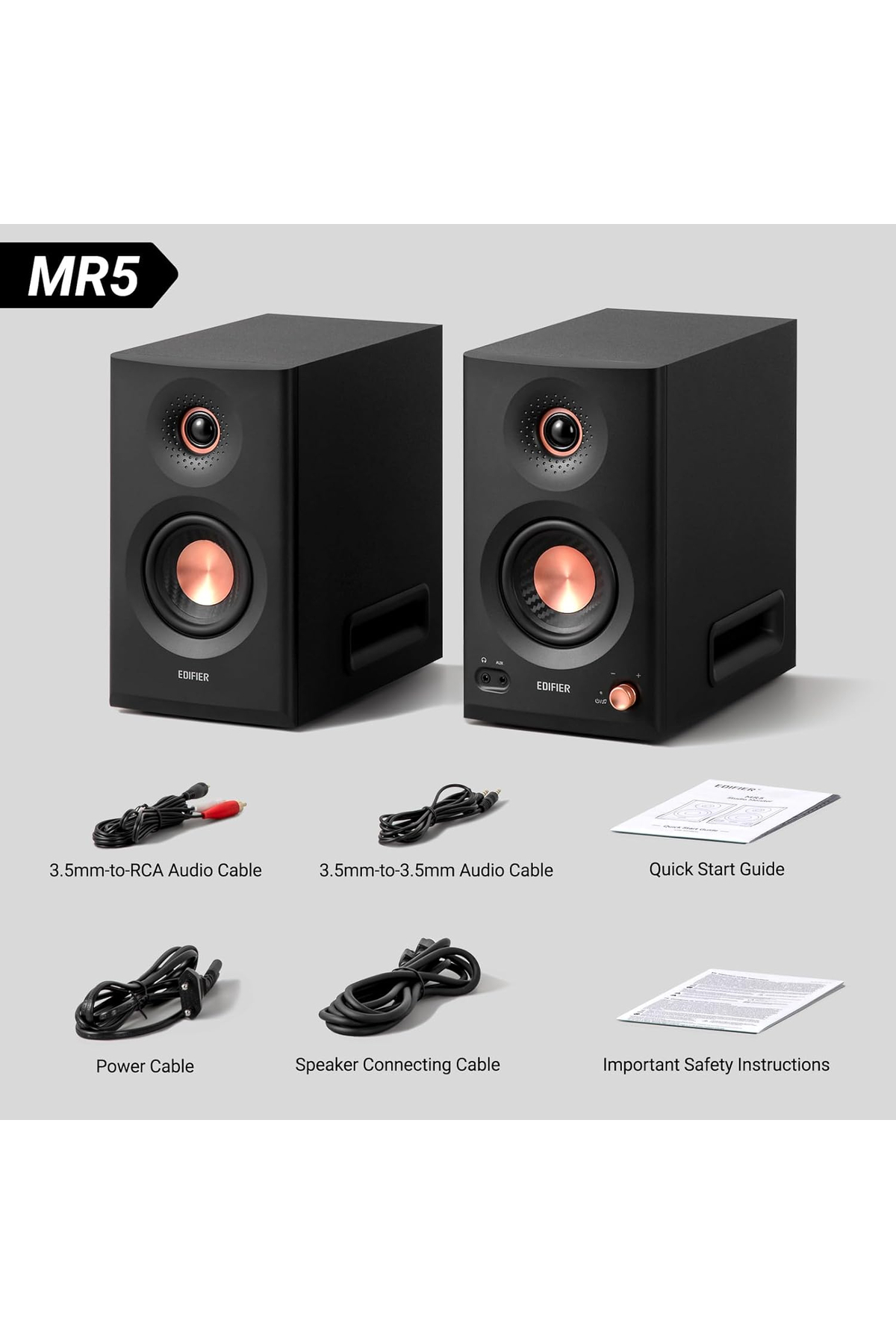 Edifier MR5 Tri-amplifikatörlü Stüdyo Monitör Hoparlör - Fiyatı