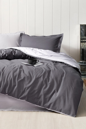 Özdilek ANTRASİT-GRİ ÇİFT KİŞİLİK NEVRESİM TAKIMI