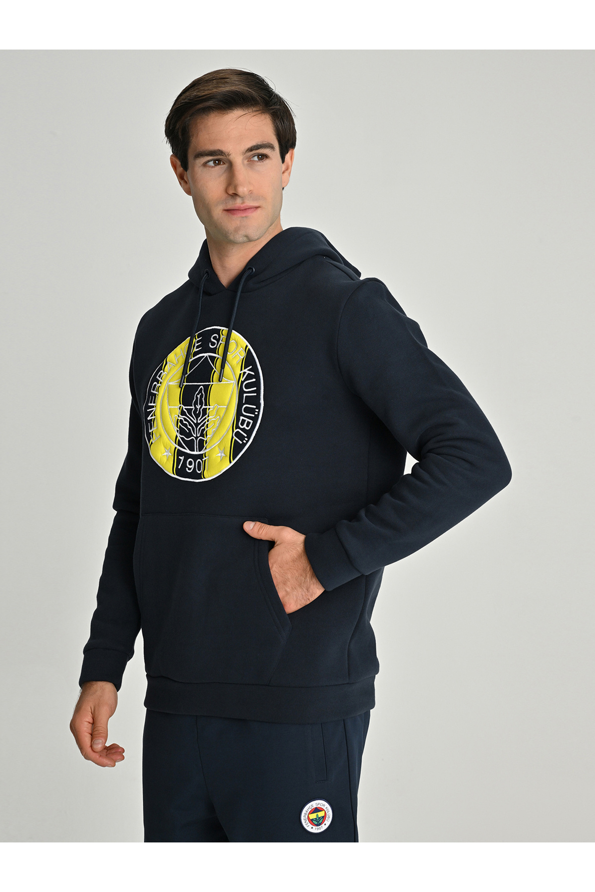 Fenerium ERKEK TRIBUN ÇUBUKLU FB LOGO SWEAT görsel 3