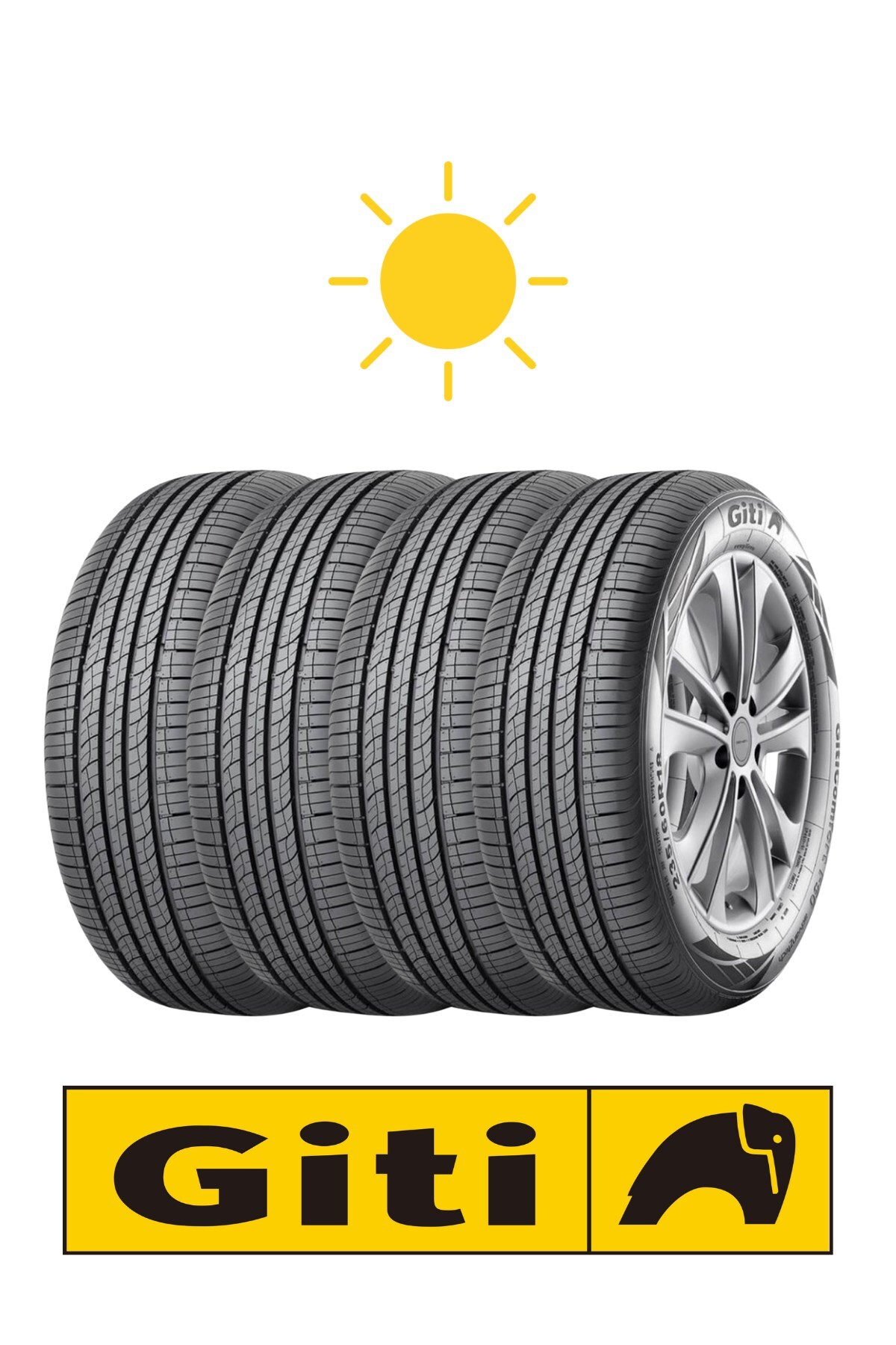 GİTİ (4'LÜ TAKIM) 215/55R18 95H GITICOMFORT F50 QR Oto Yaz Lastiği