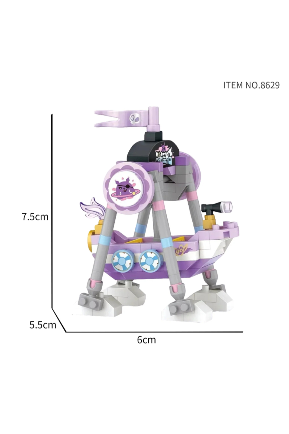 مجموعه میکروبلاکهای پارک تفریحی Loz Moving – گوندولای دزدان دریایی، ۱۷۰ قطعه، مناسب سنین ۱۰ سال به بالا – مدل پارک تفریحی