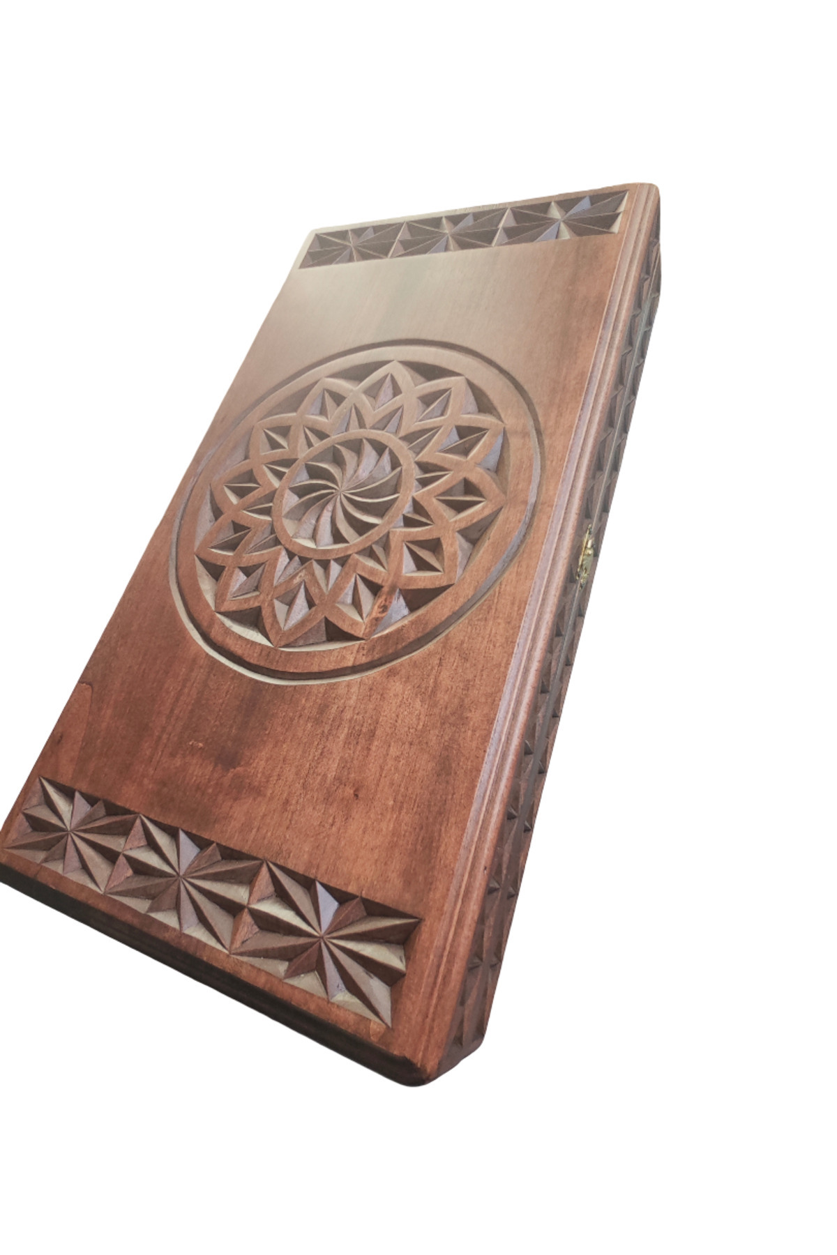 HBM MARKET 37 El oyması tavla ıhlamur ağacı hakiki el yapımi tavla