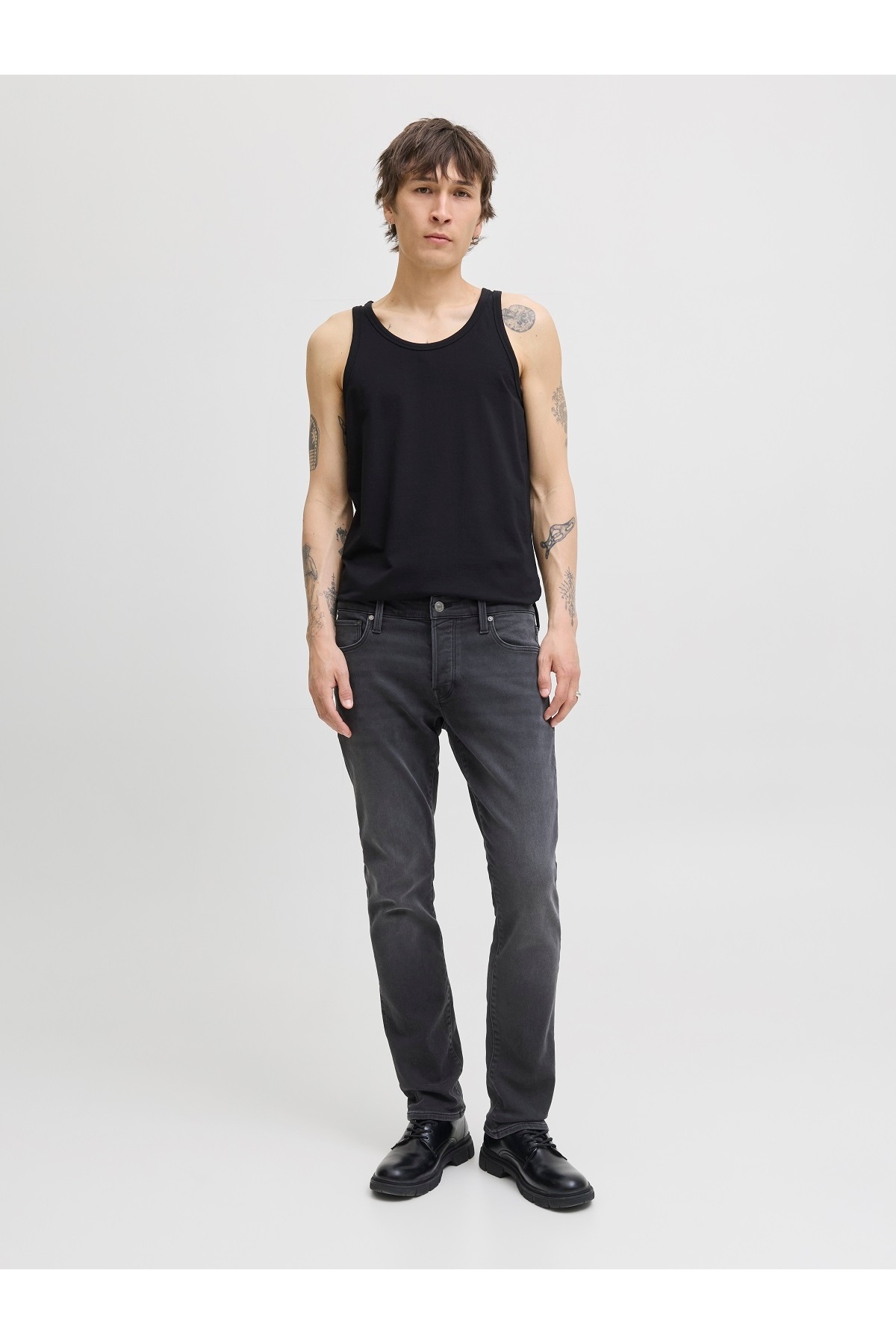 شلوار جین مردانه راسته فاق نرمال | جک اند جونز Jack & Jones 12278115 - تصویر 6
