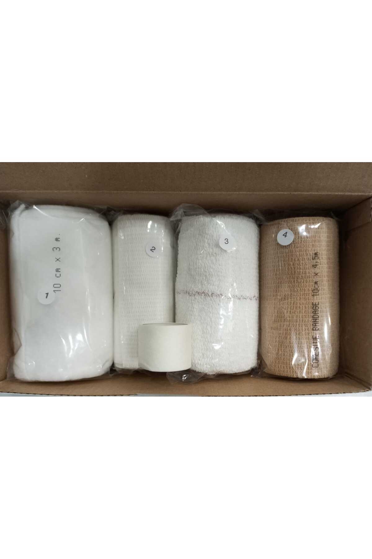 DURABAN 4 LÜ BANDAJ ÇOK KATMANLI KOMPRESYON BANDAJ SİSTEMİ (1 KUTU 4 AD BANDAJ)