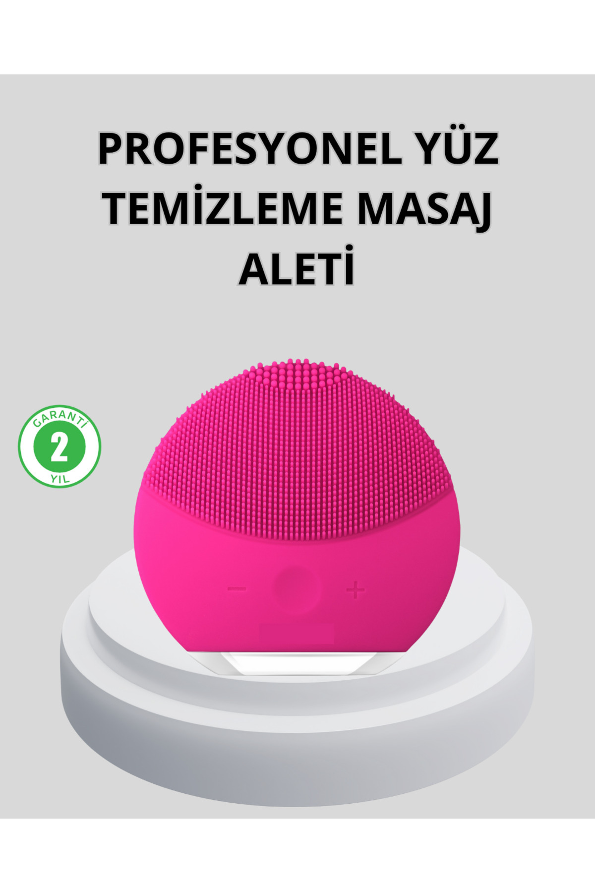 teknodayım Şarjlı Su Geçirmez Yüz Temizleme ve Masaj Aleti – 3 Fonksiyonlu