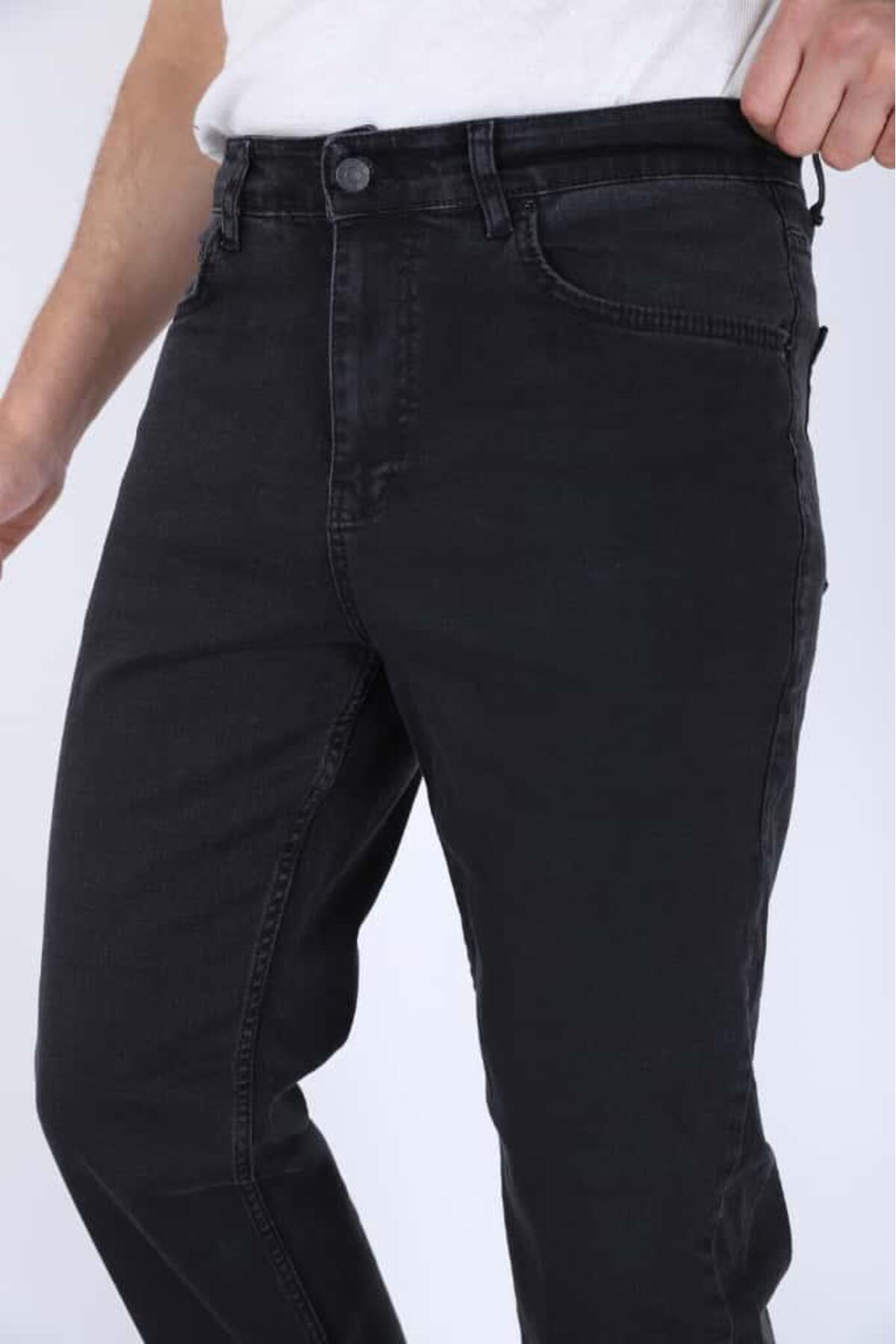 TRS YB GİYİM  Erkek Regular Kalıp Likralı Esnek Kot Pantolon - Görsel 4