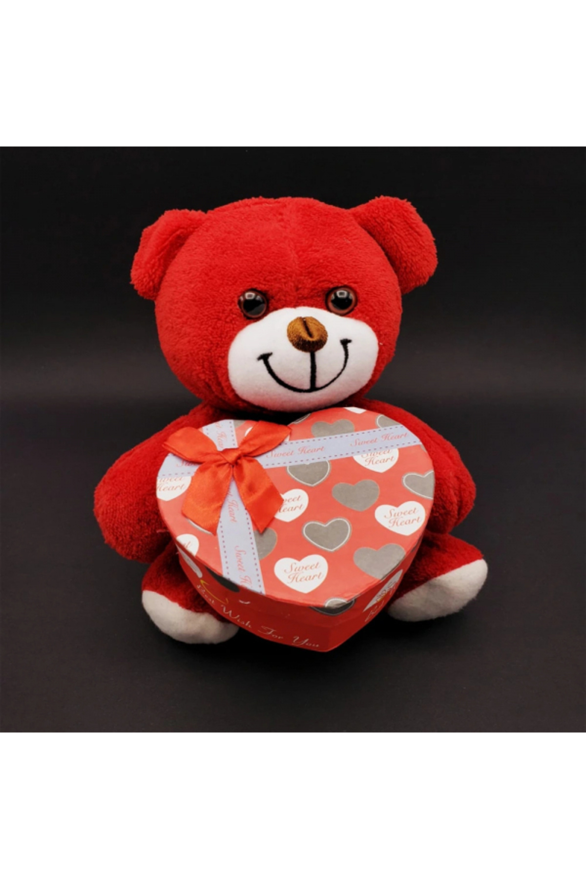 SELFBUYSELL Hediyelik Kırmızı Kutulu Ayıcık