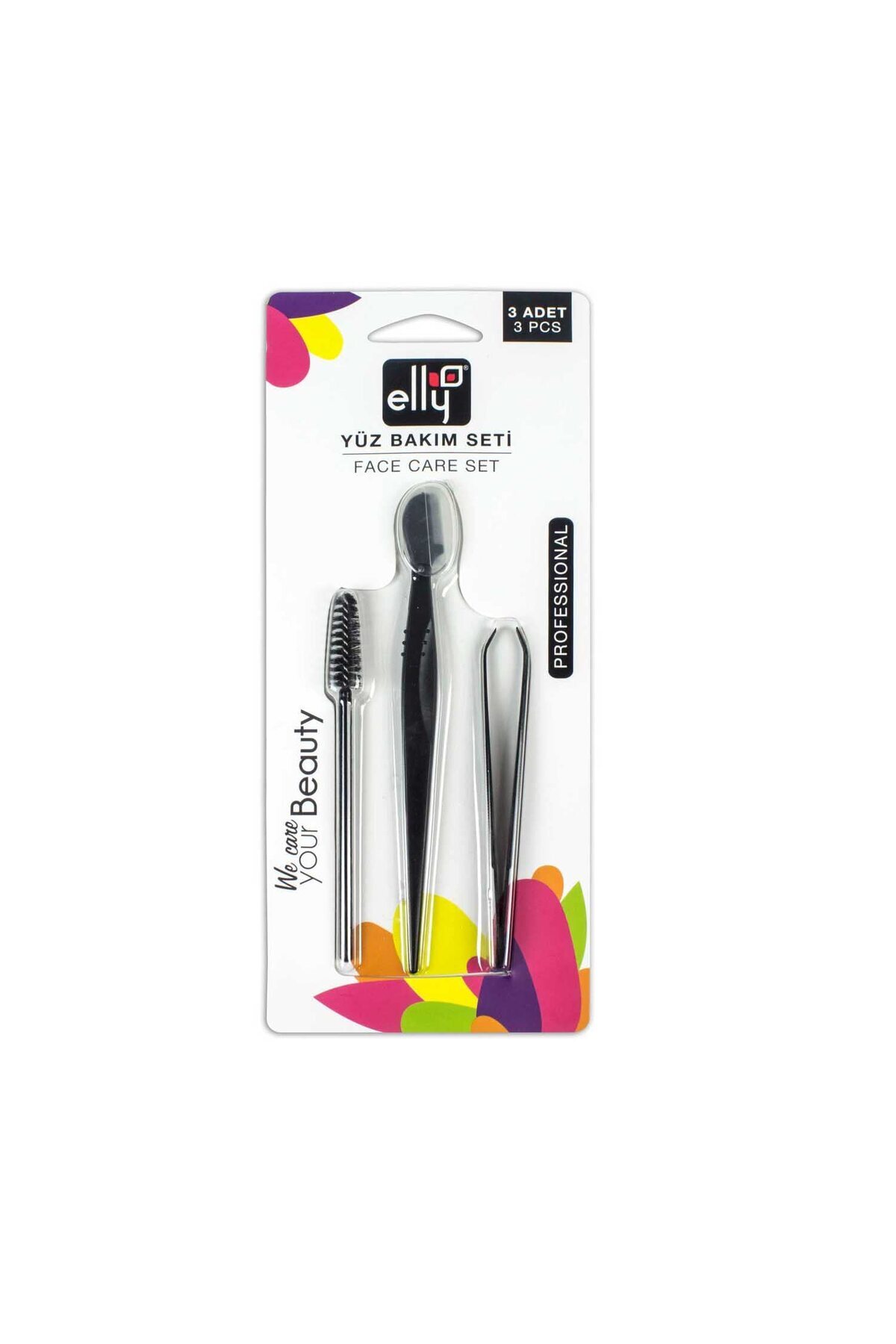 Hepta Collection Elly Yüz Bakım Seti Cımbız, Ustura ve Maskara - 03