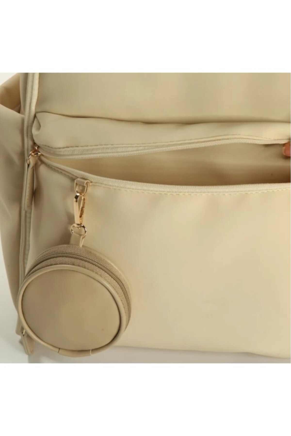 NW NessiWorld Diamond Anne Bebek Bakım Sırt Çantası 7345 Krem fotoğrafı 4 (önizleme)