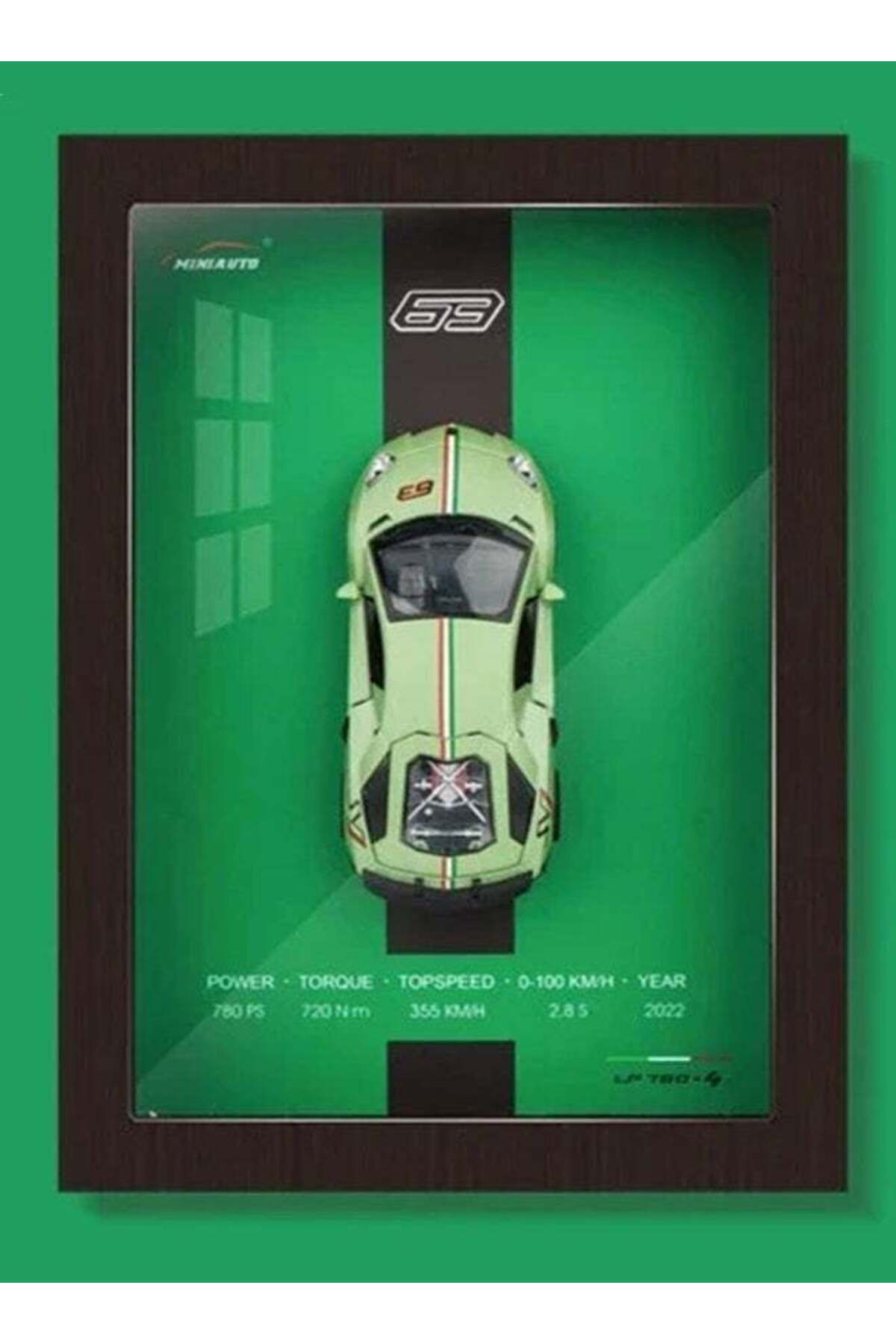 Little Rockz Miniauto Diecast Car Frame Version Alloy Metal Sports Car Model