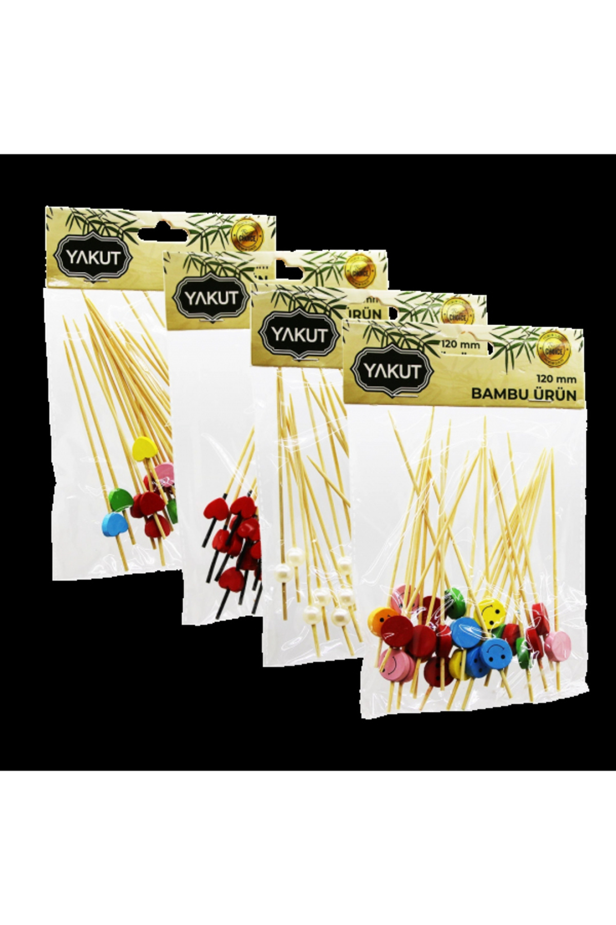 SELFBUYSELL 20 PARÇA BAMBU KOKTEYL KÜRDAN 120MM (5324)