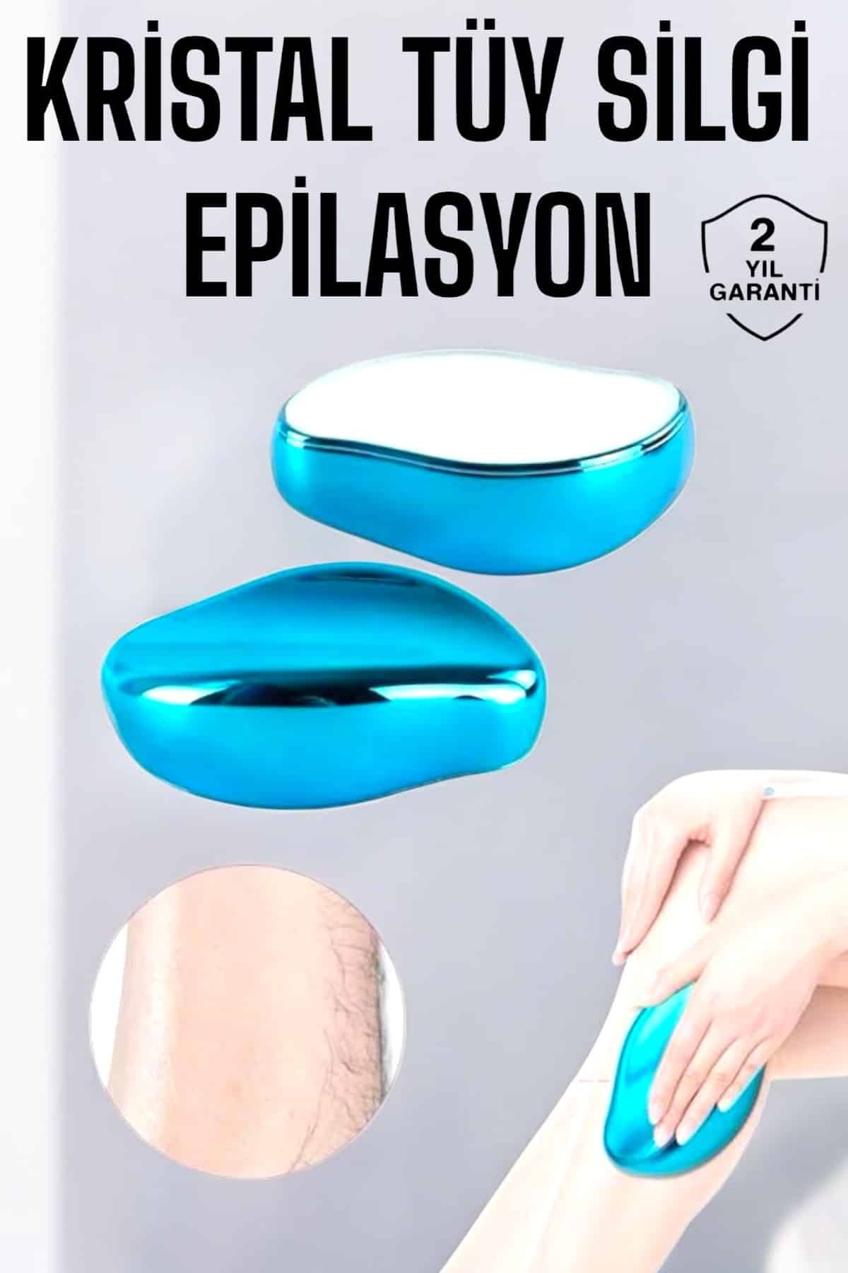 ZERO LAND DRNDS Epilasyon Aleti Bacaklar Kollar İçin Yıkanabilir Kristal Epilatör (100130) Tüy Silgi