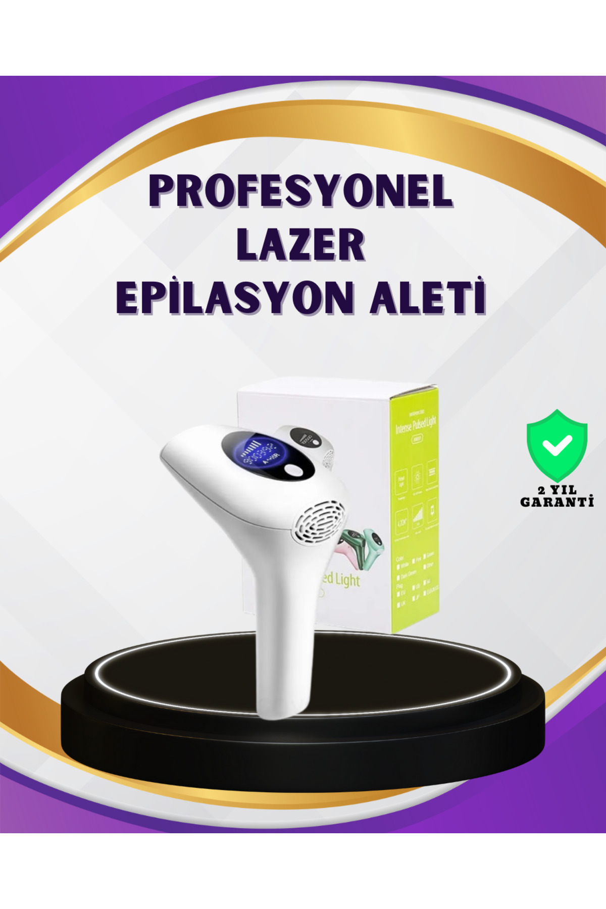 ZERO LAND DRNDS Hasuba HS-262 IPL Epilasyon Cihazı LCD Ekranlı (100930) 1M Flaş