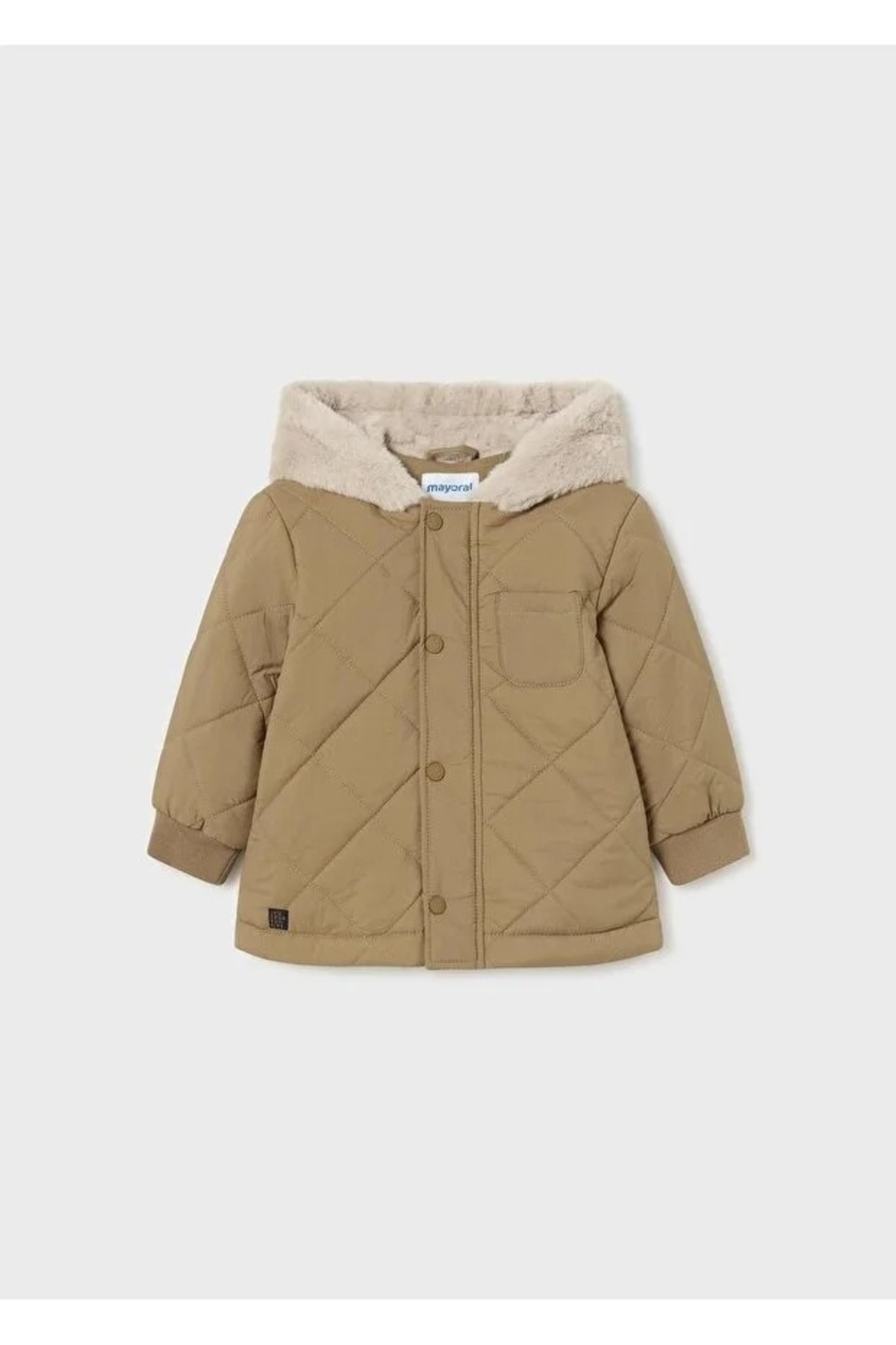Mayoral Erkek Bebek Kürk Kapşonlu Spor Kışlık Mont fotoğrafı 4 (önizleme)