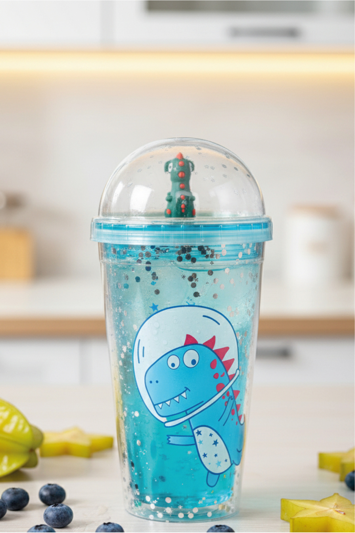 M&B WATER BOTTLE Dinazor Pipetli Bardak - Pipetli İçecek ve Meşrubat Bardağı