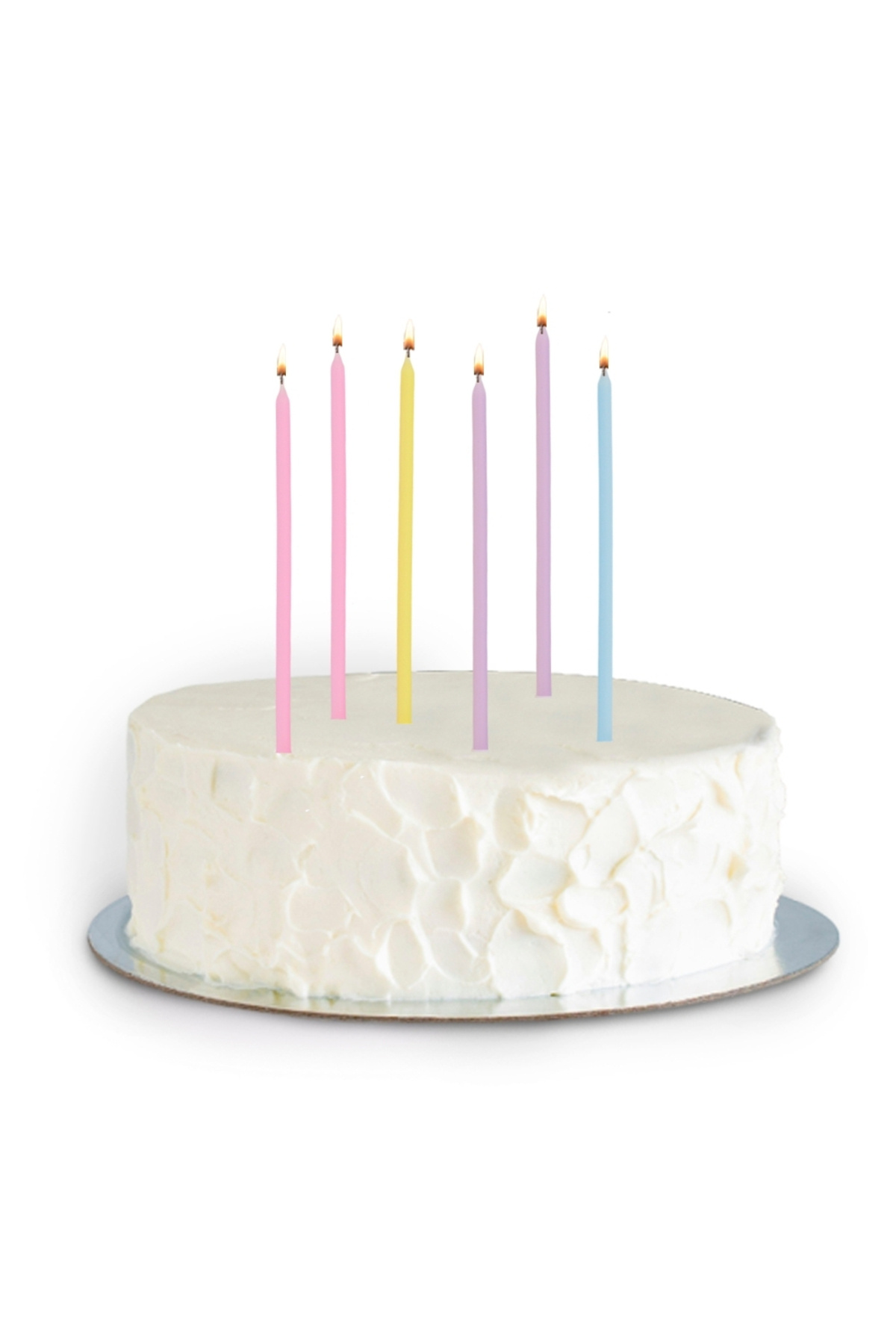 Le Mabelle Çok Renkli 6'lı Makaron Parti Mumu