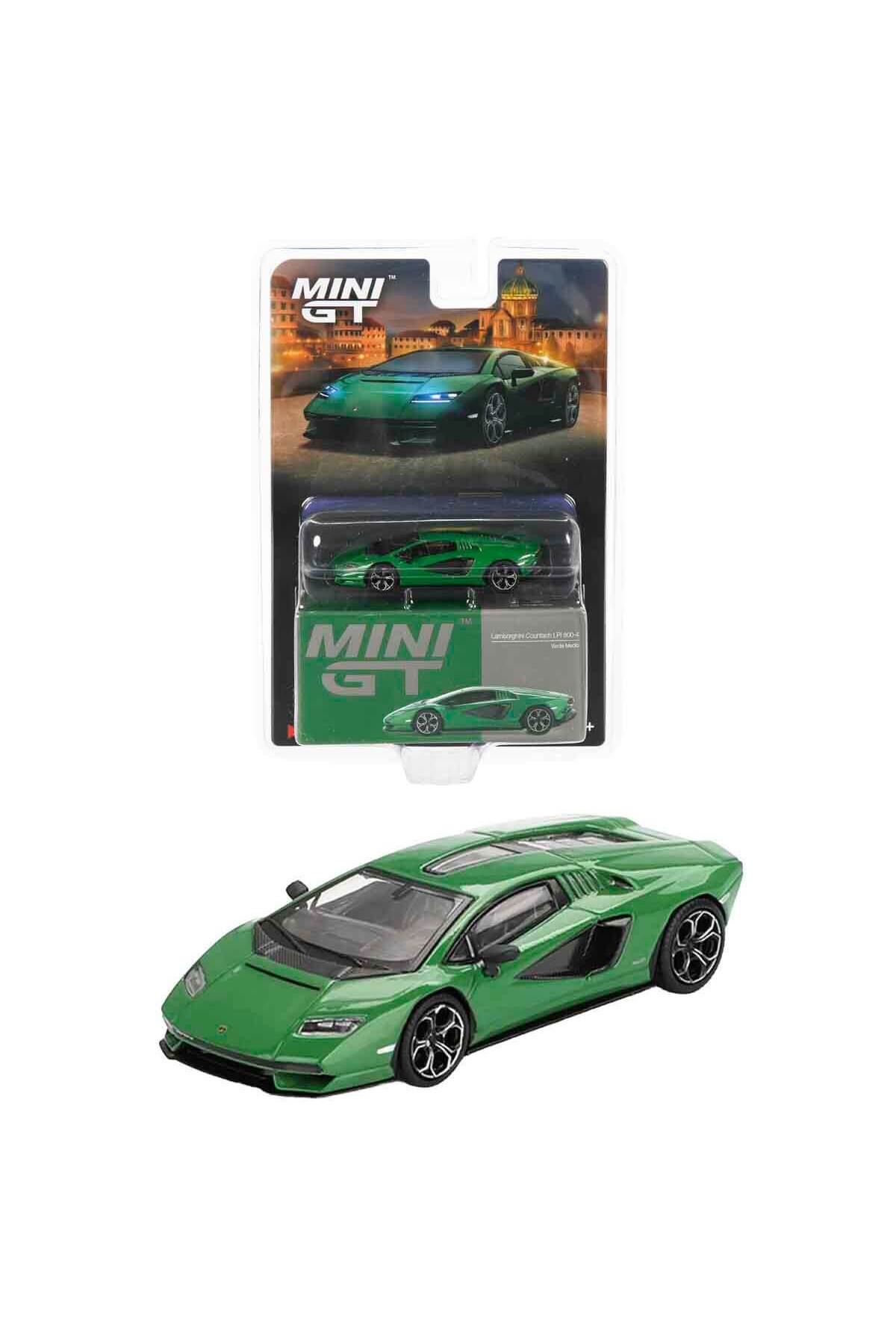 mini gt 1:64 Lamborghini Countach LPI 800-4 Verde Medio Diecast