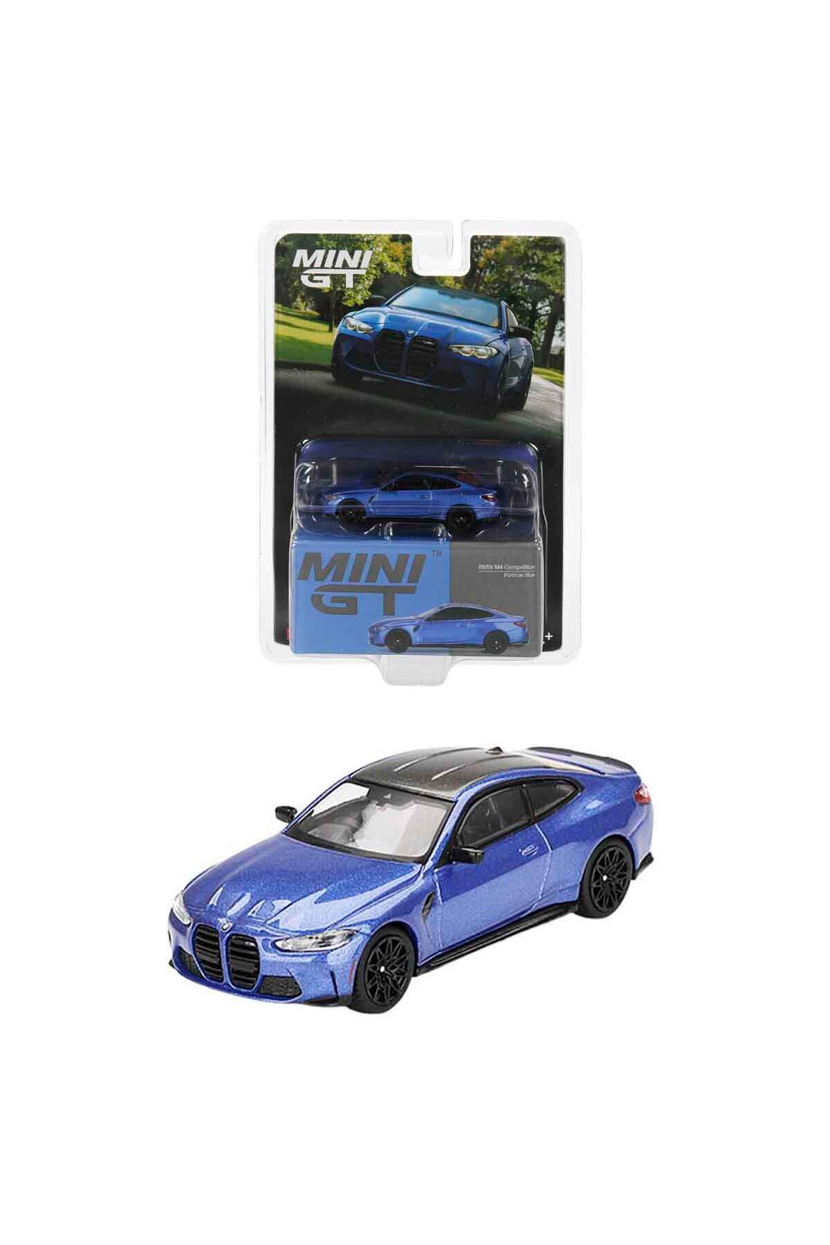 mini gt 1:64 BMW M4 Competition Portimao Blue Diecast Model Araba