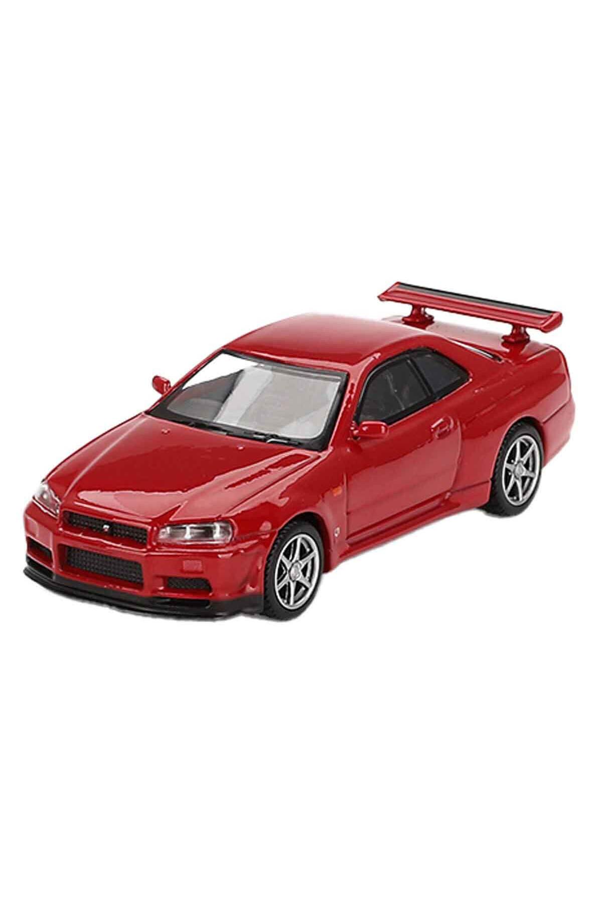 mini gt 1:64 Nissan Skyline GT-R (R34) V-Spec Active Red Diecast