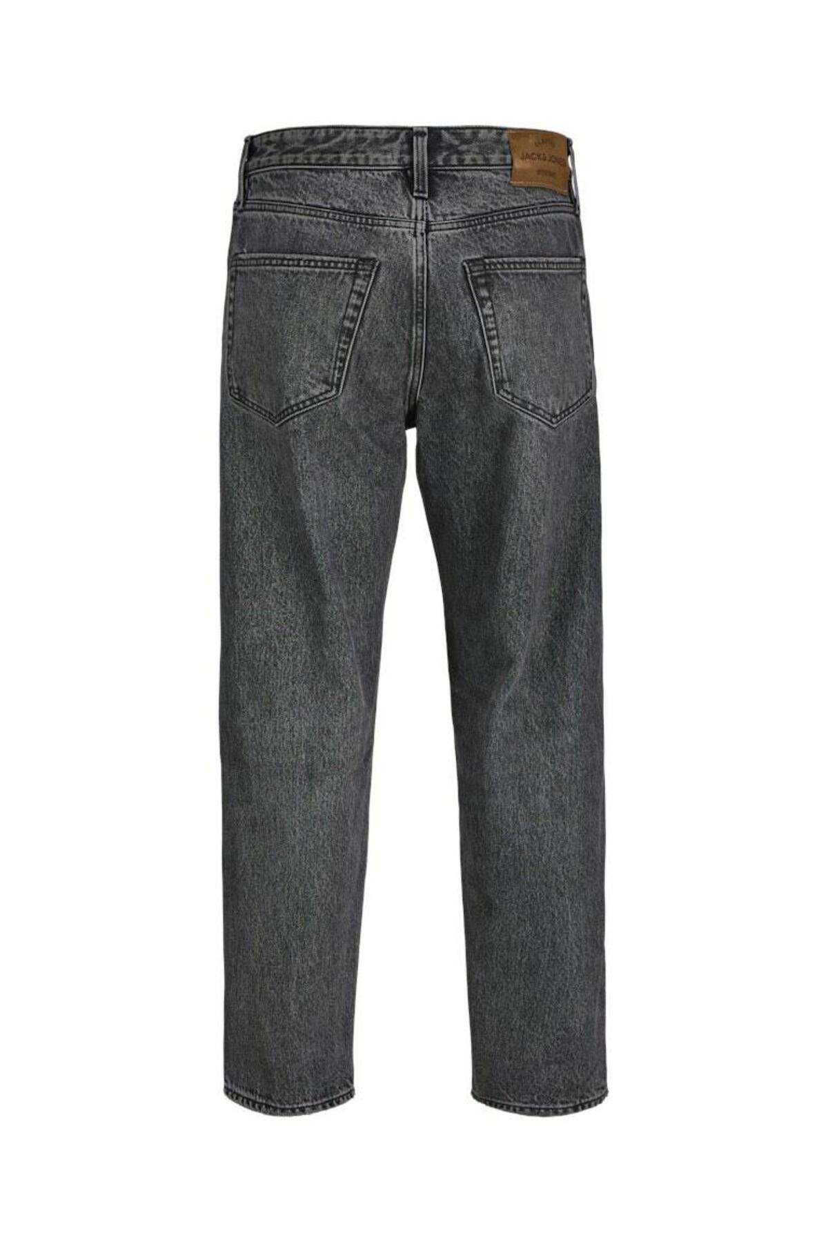 شلوار مردانه فاق نرمال | جک اند جونز Jack & Jones 12282474-Black Deni - تصویر 2