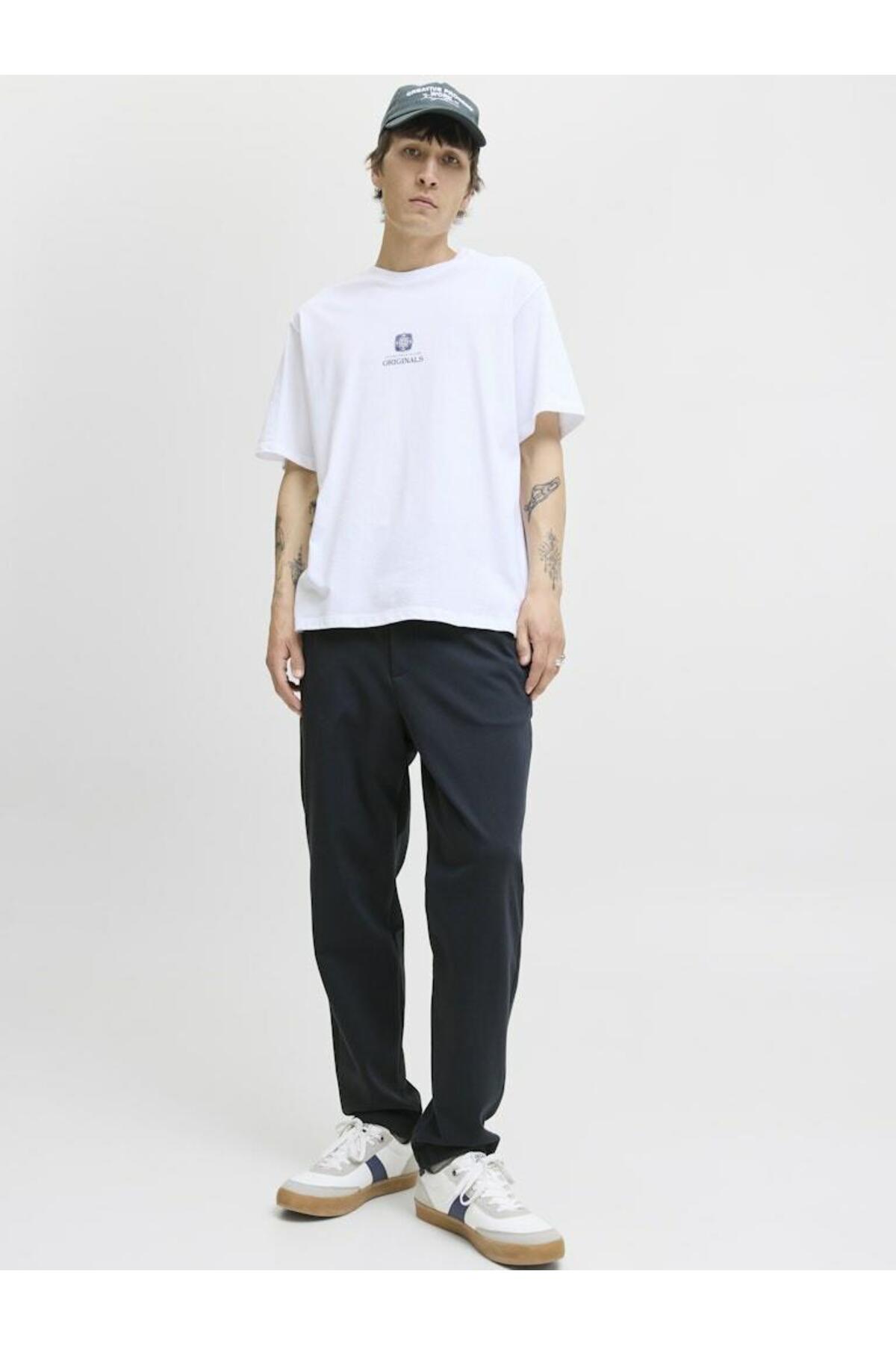 شلوار مردانه راسته فاق نرمال | جک اند جونز Jack & Jones 12282533-DA - تصویر 6