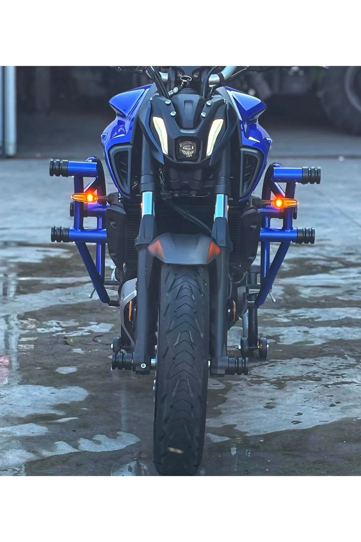 arslanpower Mt-07 6 Lı Koruma Demiri Race Blue Uyumlu