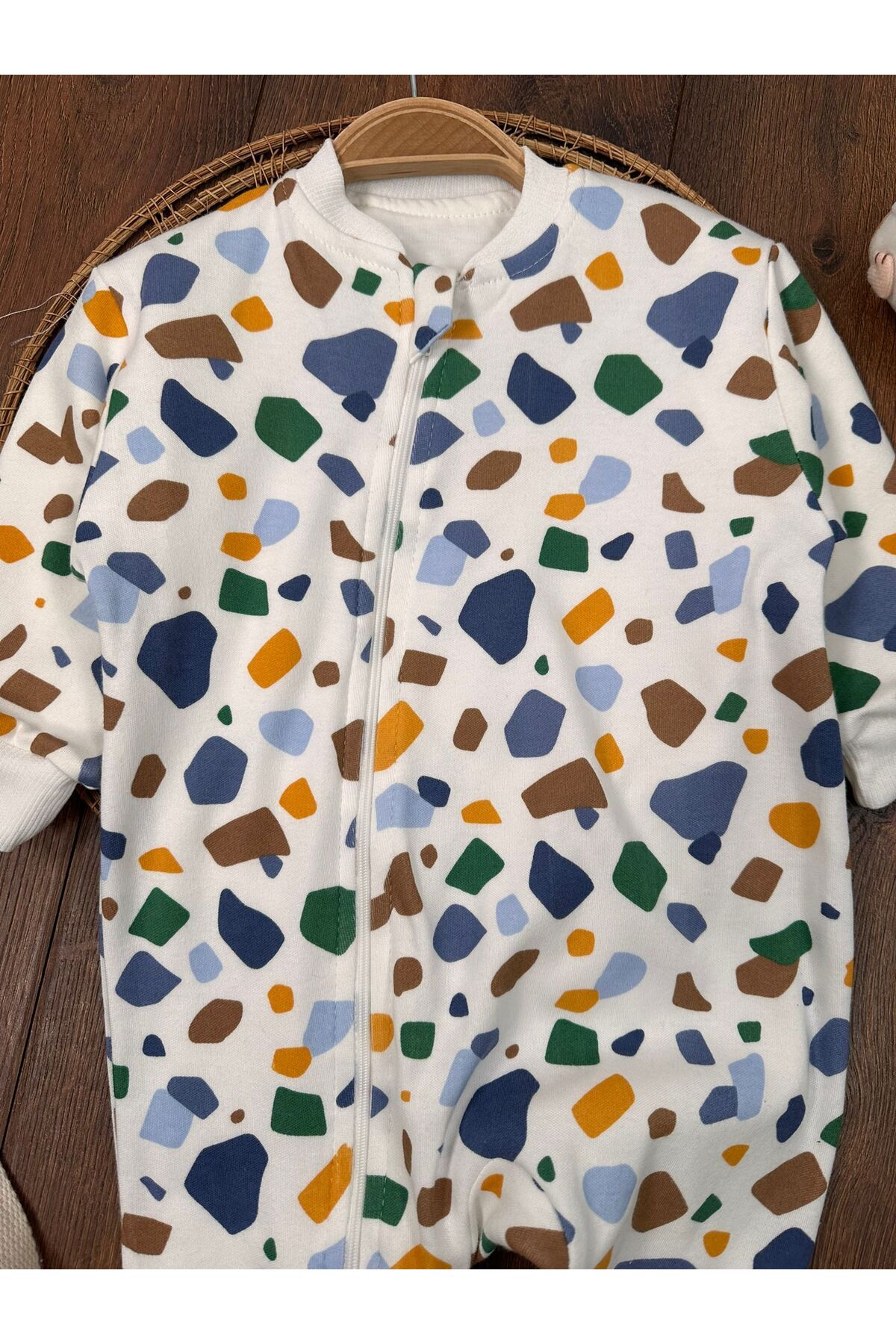 Bolly Baby %100 Pamuk İçi Astarlı Elyafsız Mevsimlik Kız ve Erkek Bebek Uyku Tulumu fotoğrafı 3 (önizleme)