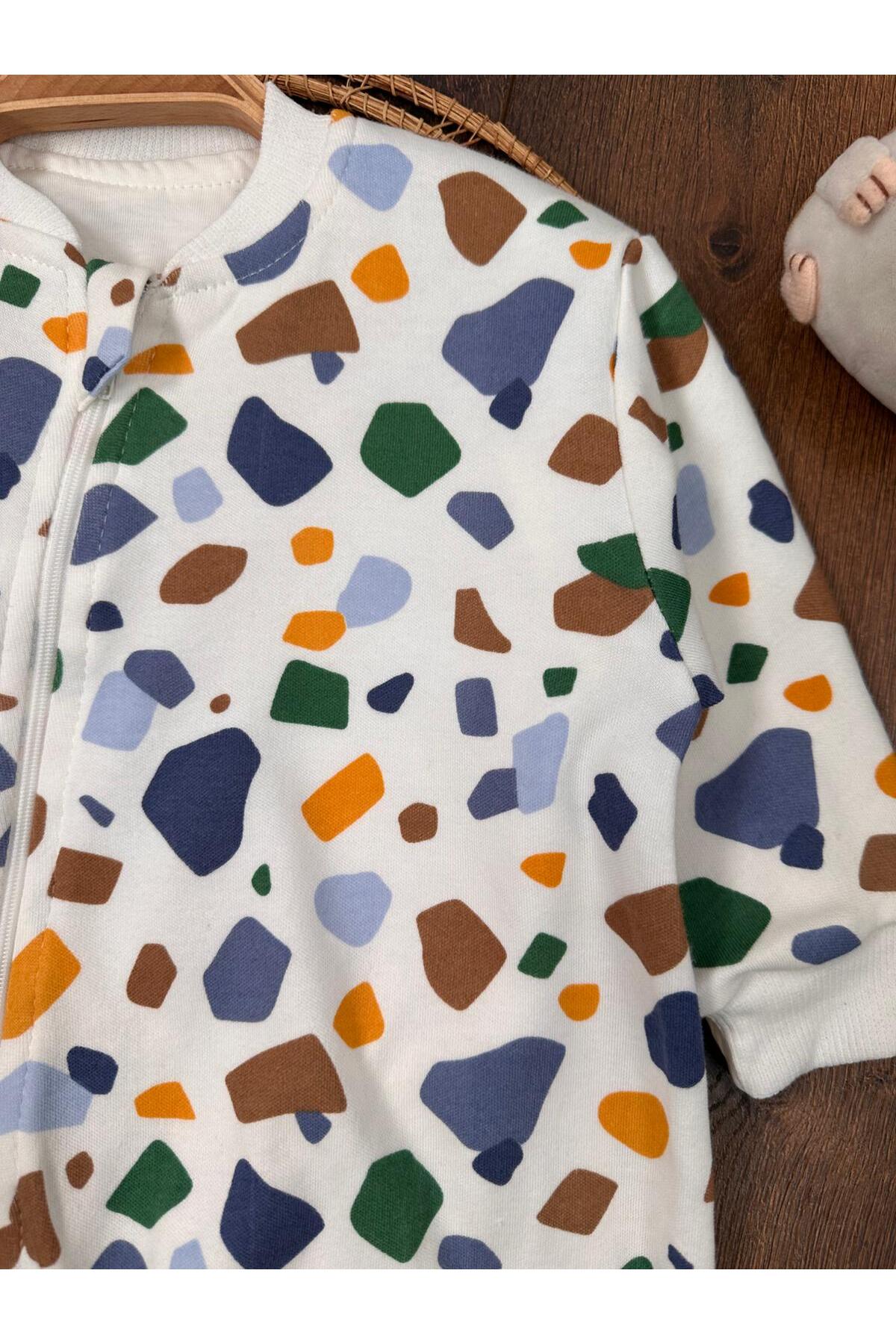 Bolly Baby %100 Pamuk İçi Astarlı Elyafsız Mevsimlik Kız ve Erkek Bebek Uyku Tulumu fotoğrafı 4 (önizleme)