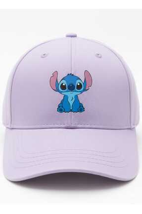 patasarım Stich Baskılı çıt çıtlı şapka