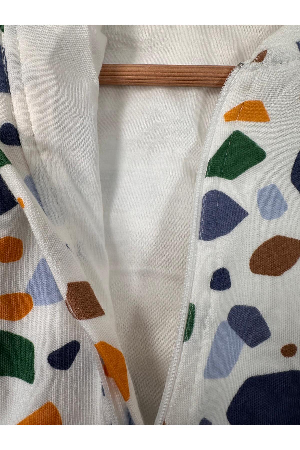 Bolly Baby %100 Pamuk İçi Astarlı Elyafsız Mevsimlik Kız ve Erkek Bebek Uyku Tulumu fotoğrafı 6 (önizleme)