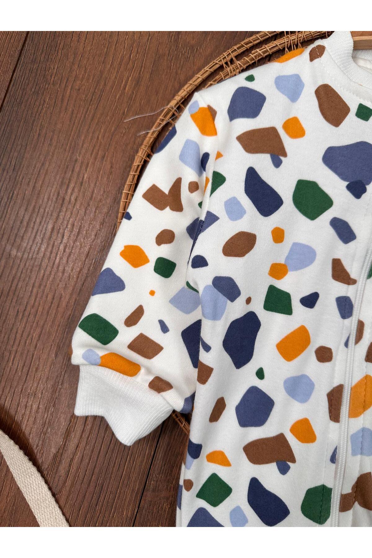 Bolly Baby %100 Pamuk İçi Astarlı Elyafsız Mevsimlik Kız ve Erkek Bebek Uyku Tulumu fotoğrafı 5 (önizleme)