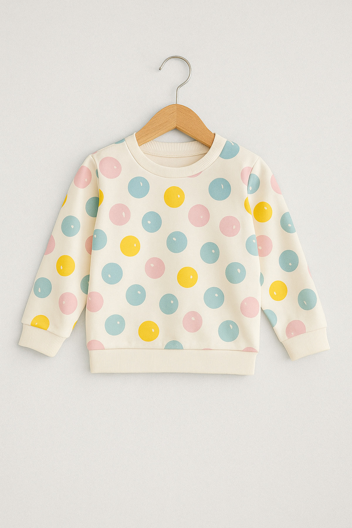 Selvira Çok Renkli Baskılı Bebek Takımı | Unisex Sweatshirt ve Eşofman Altı Seti fotoğrafı 4 (önizleme)