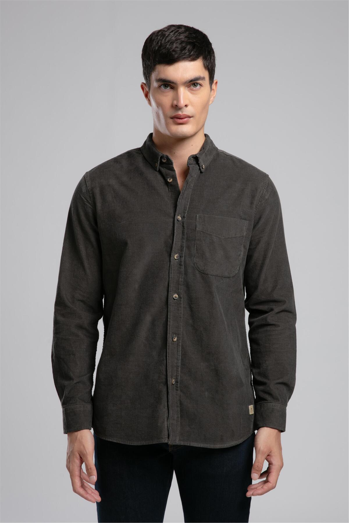 پیراهن مردانه راسته آستین بلند | لی کوپر Lee Cooper 261 LCM 241001 - تصویر 2