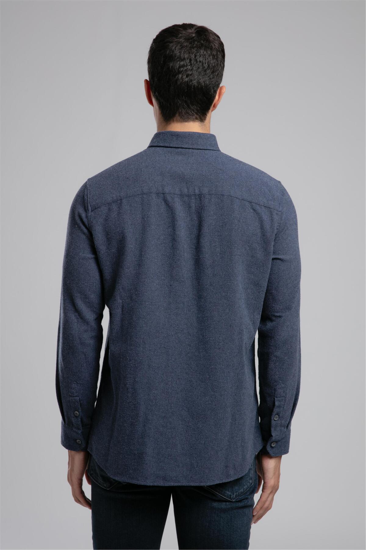 پیراهن مردانه راسته آستین بلند | لی کوپر Lee Cooper 261 LCM 241004 - تصویر 4