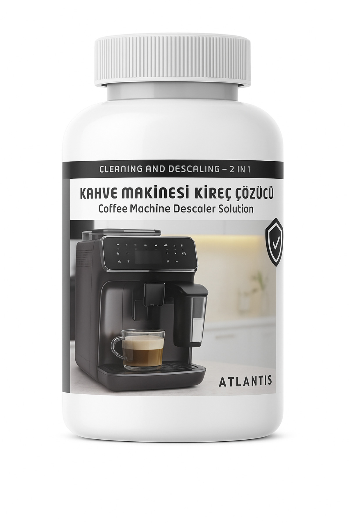 Atlantis Makine Kimya Temizlik MBUD1 Uyumlu Kahve Makinesi Kireç Çözücü 250 ml