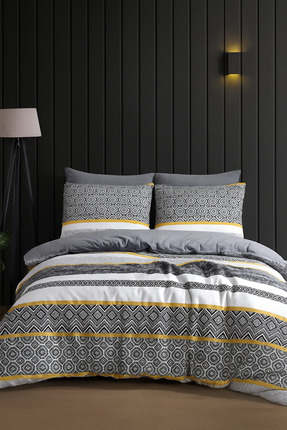 conzaliza Çift Kişilik Lastikli Çarşaflı Nevresim Takımı