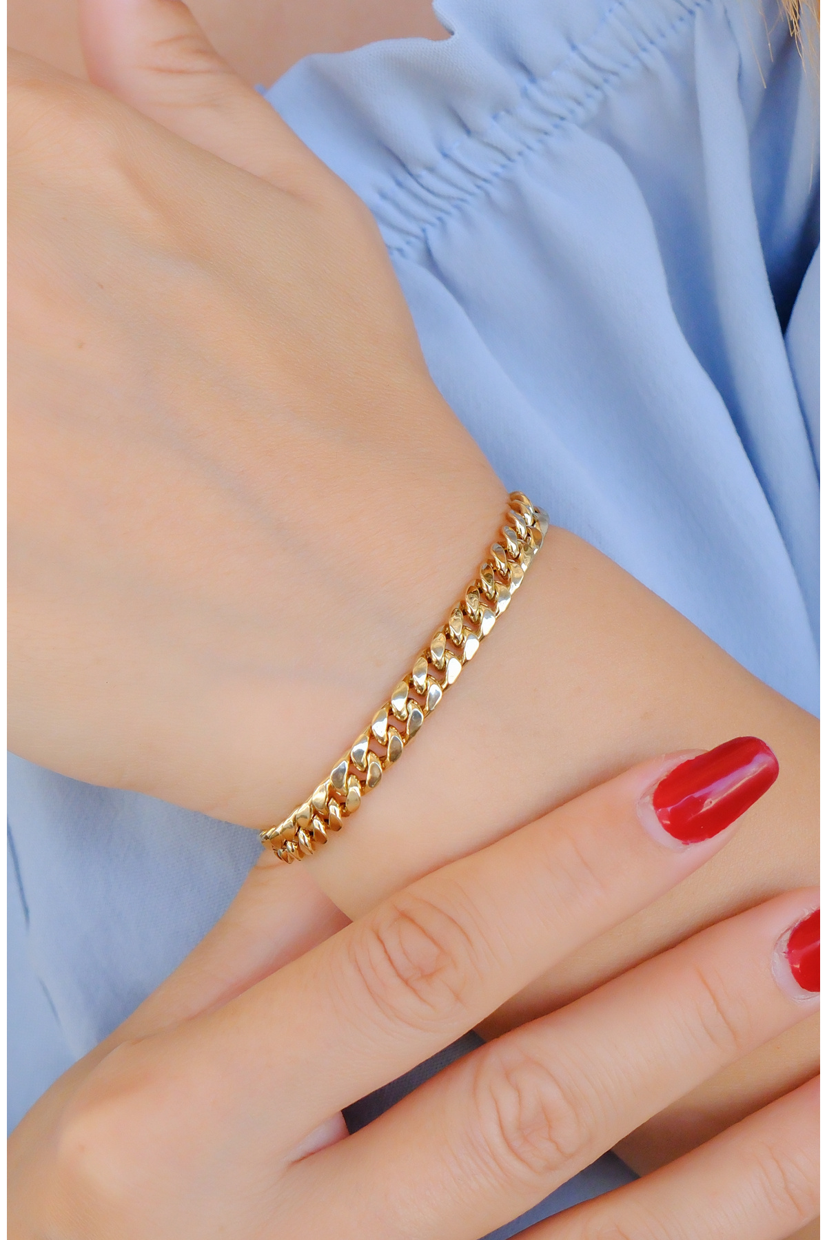 güneyler altın SÜZME MODEL BİLEKLİK 14 AYAR A085017