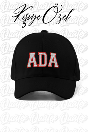 QUATEX [İSTEDİĞİNİZ İSMİ NAKIŞLA YAZIYORUZ] - Kişiye Özel Şapka - Siyah %100 ...