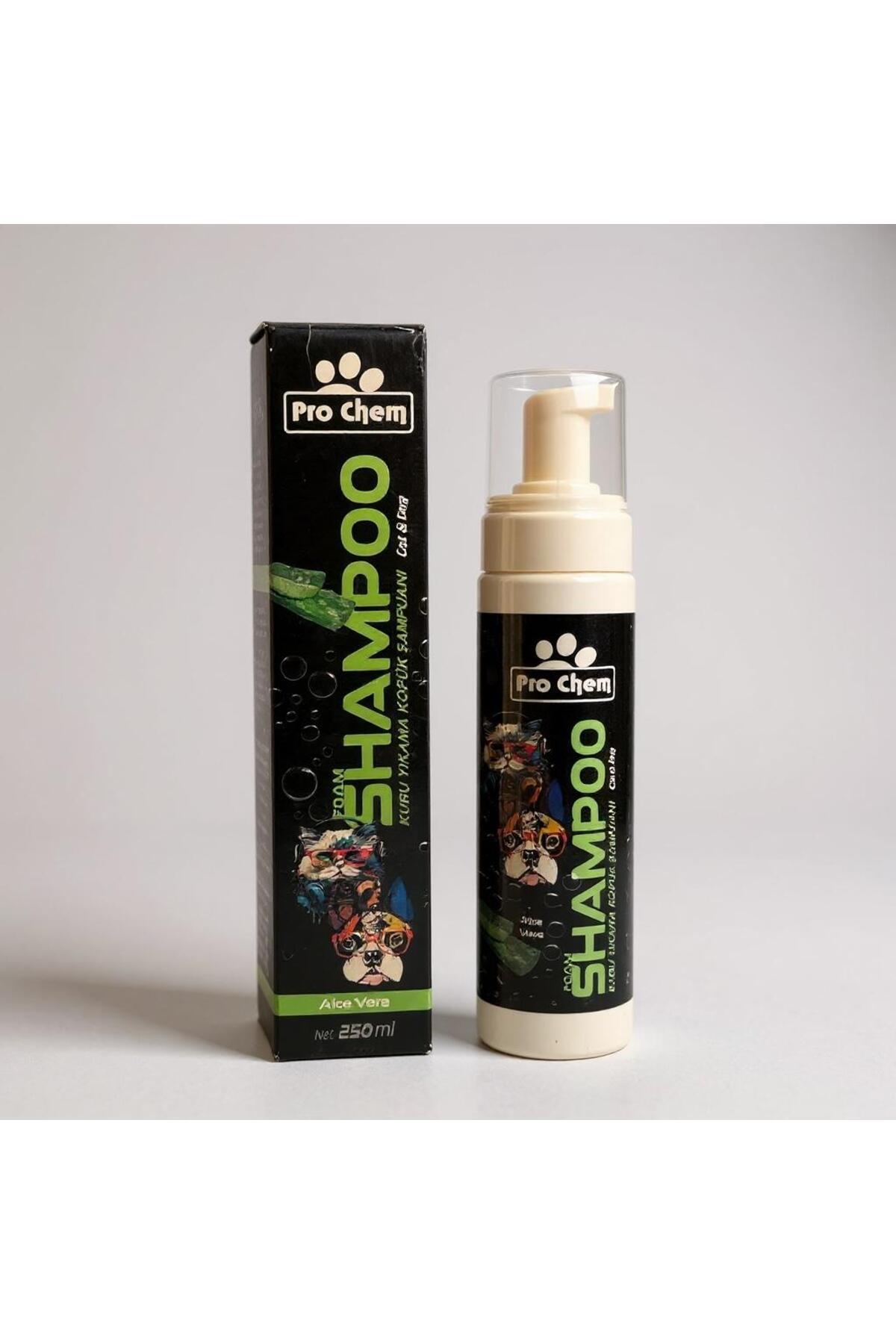 PRO Chem Kuru Yıkama Köpük Şampuanı Aleo Vera 250 ml -Kedi & Köpek