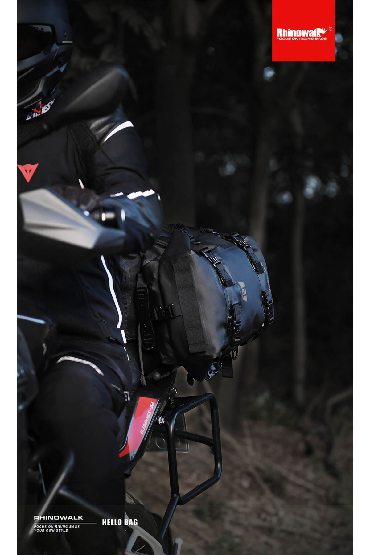 Rhinowalk MT2208BK 8L Modüler Su Geçirmez Motor Çantası