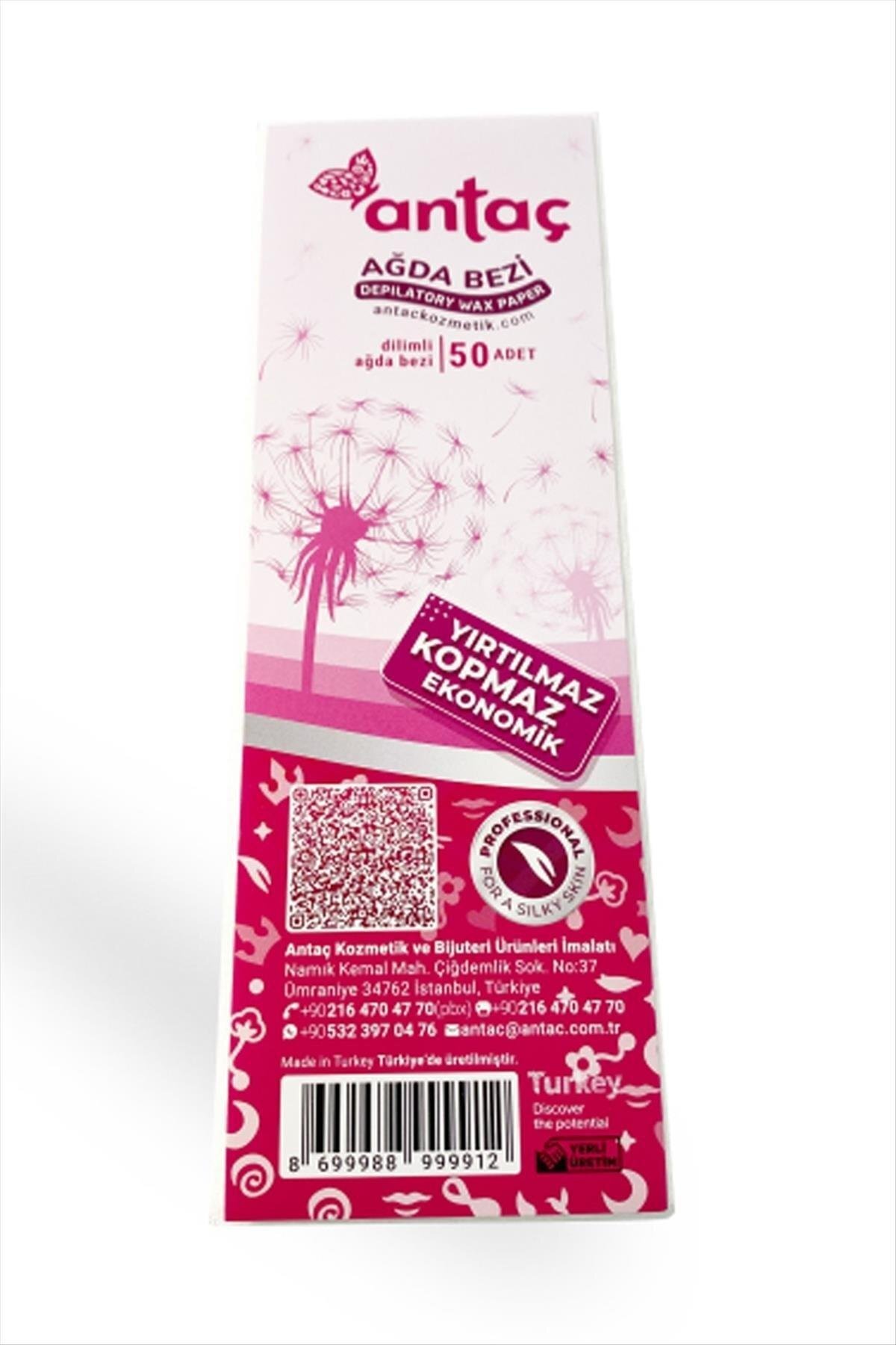 Resim Genel Markalar NRZSNT Dilimli Ağda Bezi (133248) 50 Adet-Beyaz 