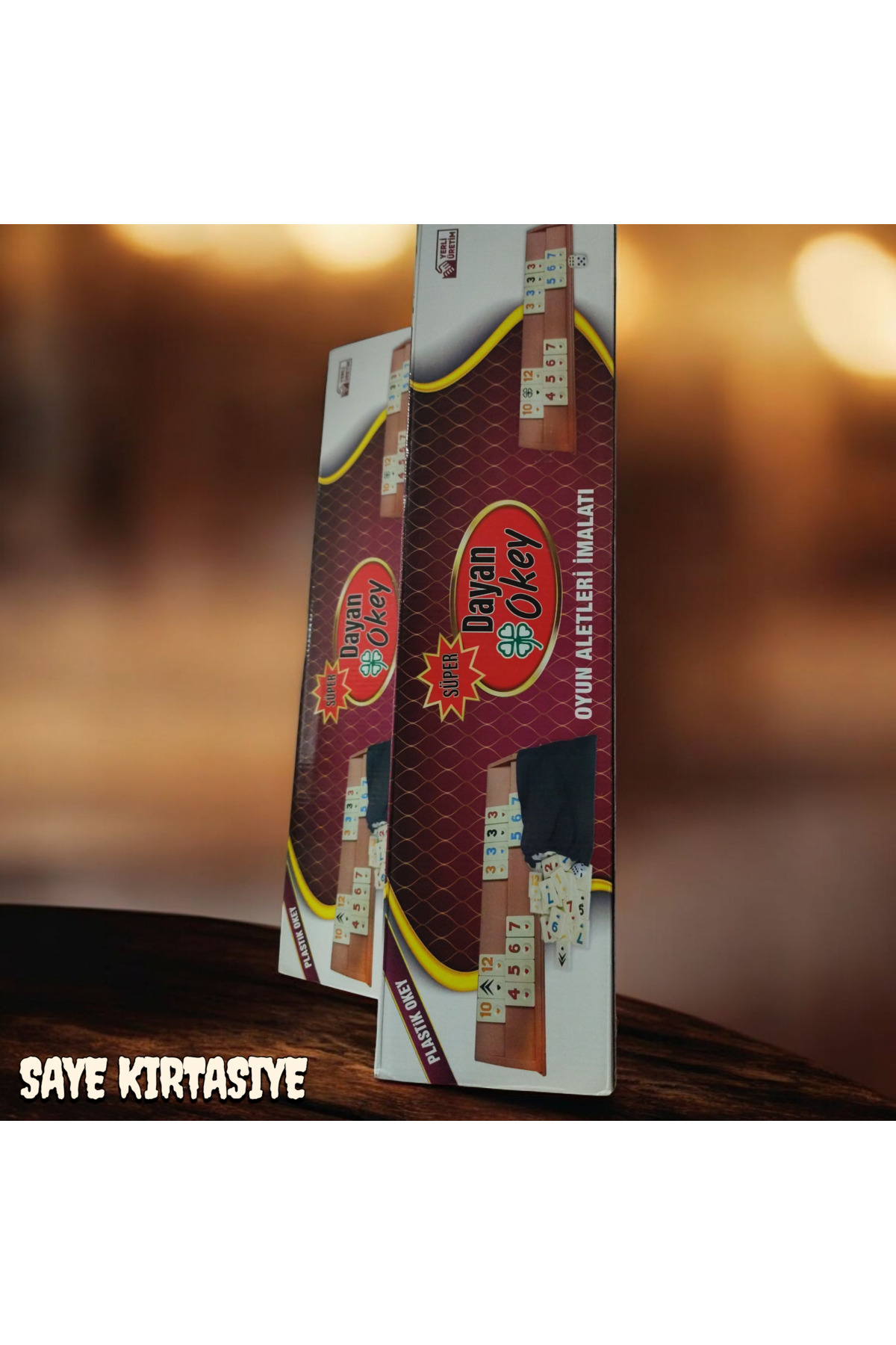 saye Ahşap Okey Takımı