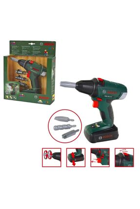 Luminoo KLEİN OYUNCAK BOSCH MİNİ MATKAP TAMİR SETİ BÜYÜK SESLİ IŞIKLI