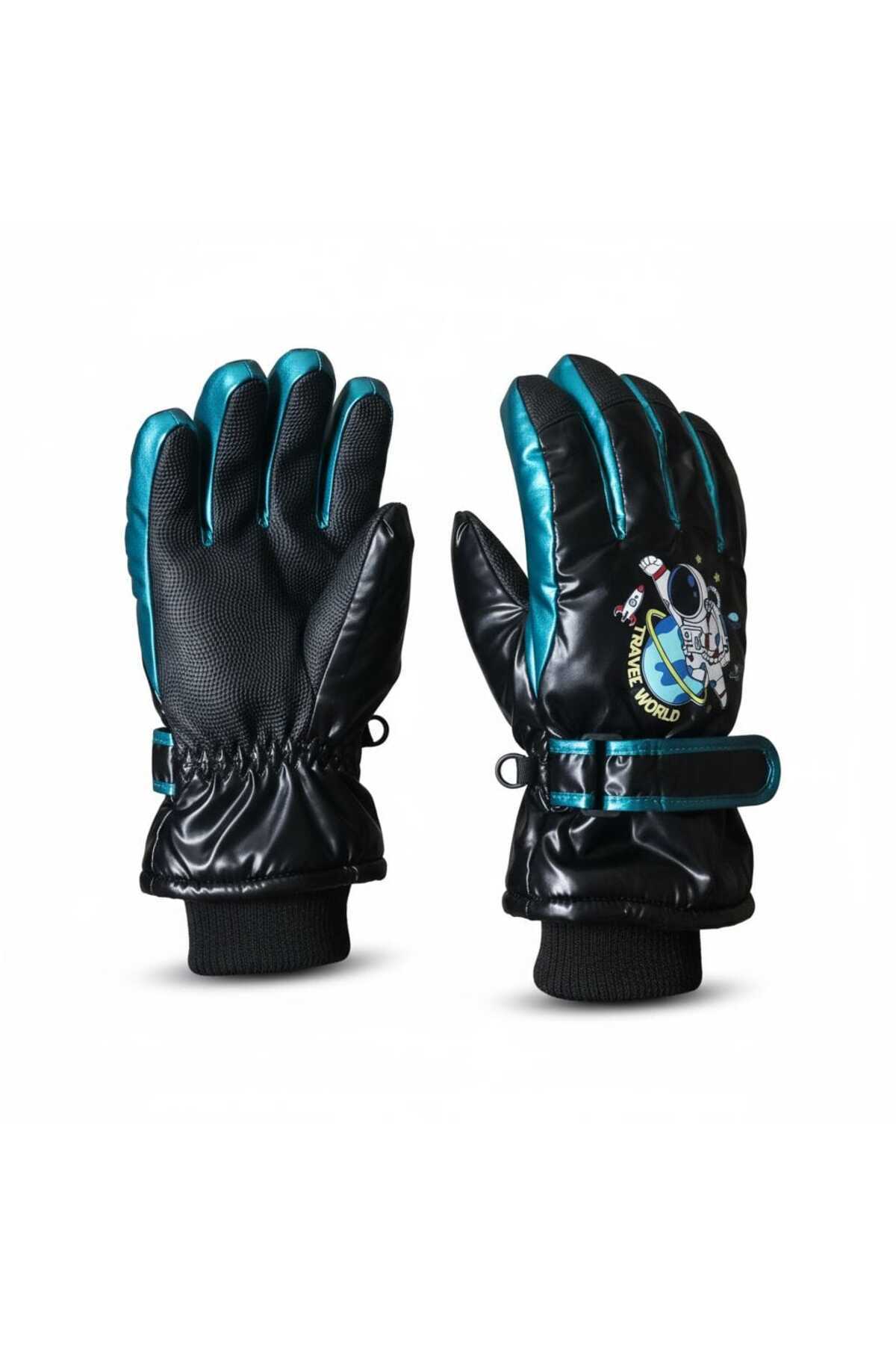 Aware Time 9-15 Yaş Erkek Çocuk Şişme Kar Kayak Eldiveni