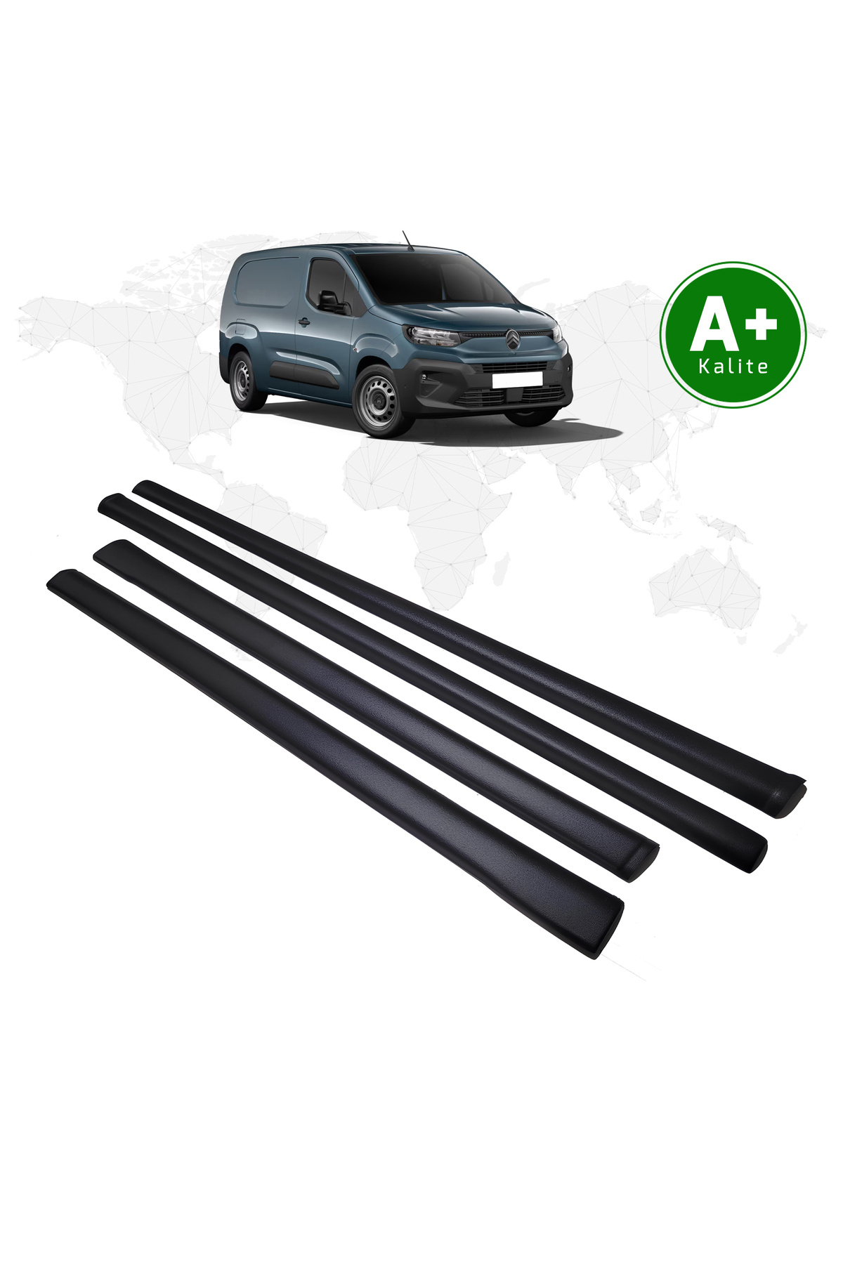 FA OTOMOTİV Citroen Berlingo Panelvan Marşpiyel Kaplaması 4 Parça 2024 Model ve Sonrası