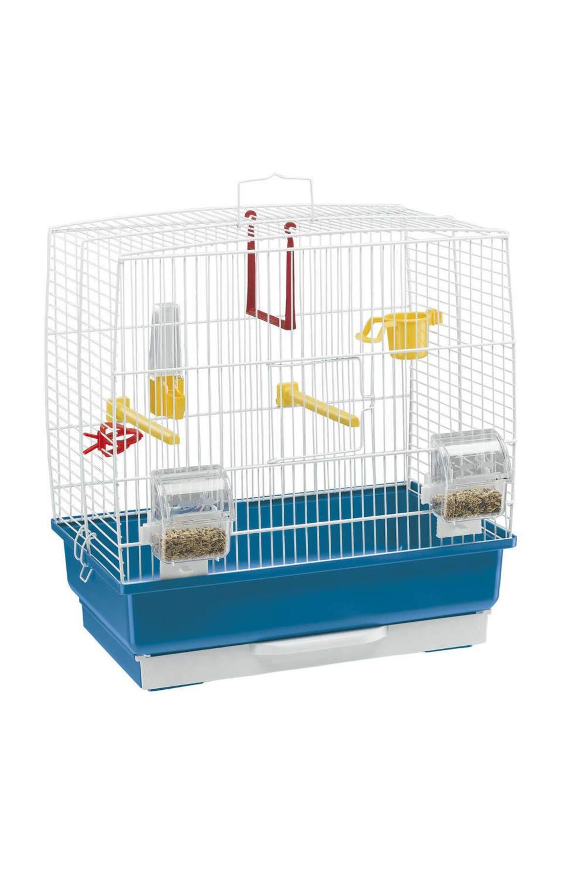 Shop a Way Ferplast Rekord 2 Beyaz Kuş Kafesi Mixcolor
