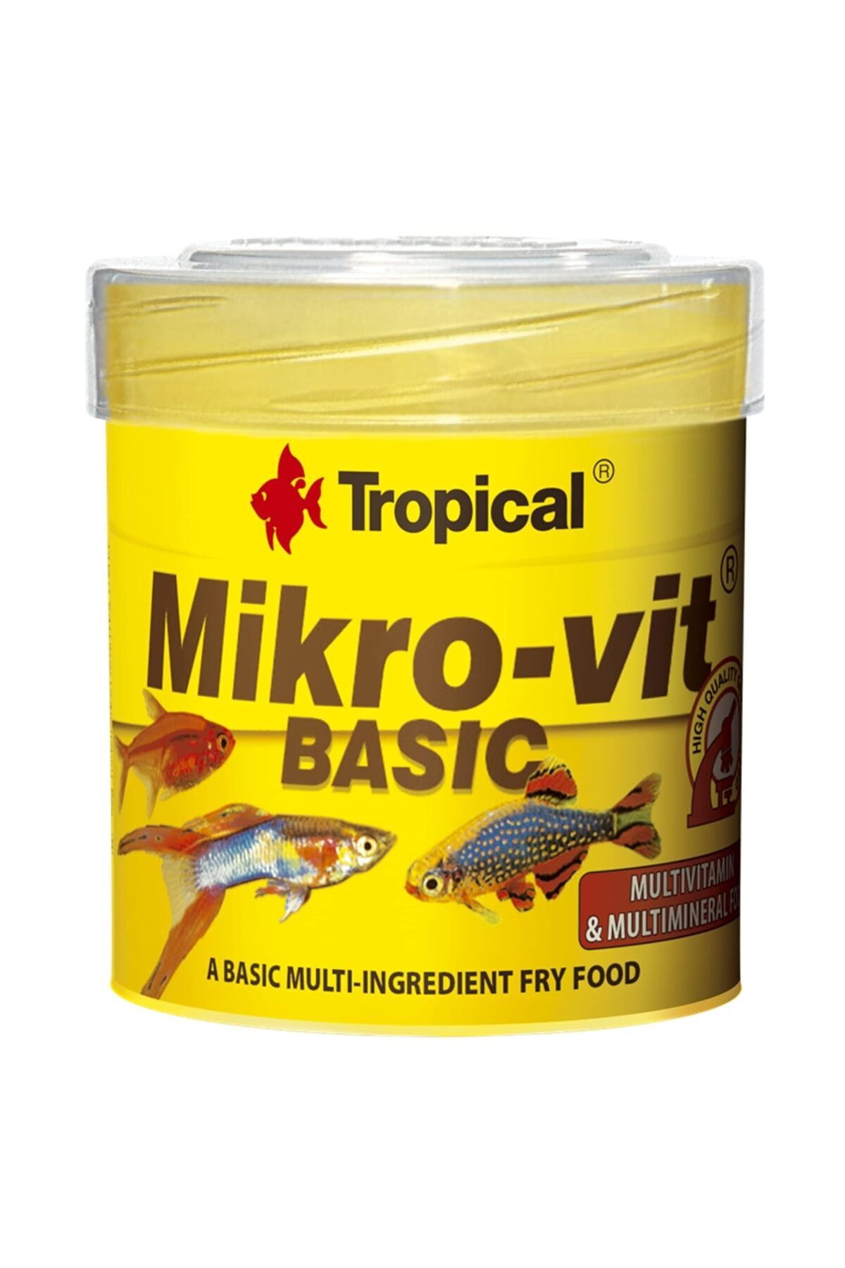 Shop a Way Tropical Mikro-Vit Basic Yavru Balıklar İçin Temel Yem Balık Yemi 50 Ml 32gr