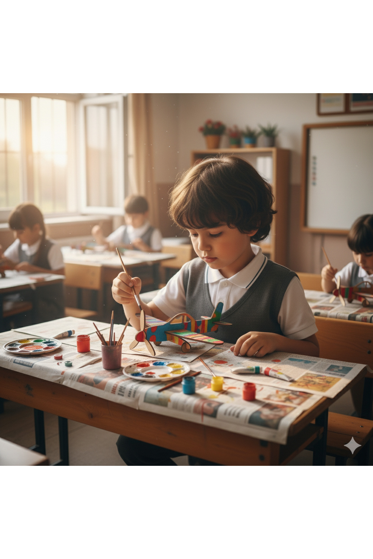 ست فعالیت هواپیما – نقاشی هواپیمای چوبی – کیت طراحی هواپیما – ۱۰ تکه