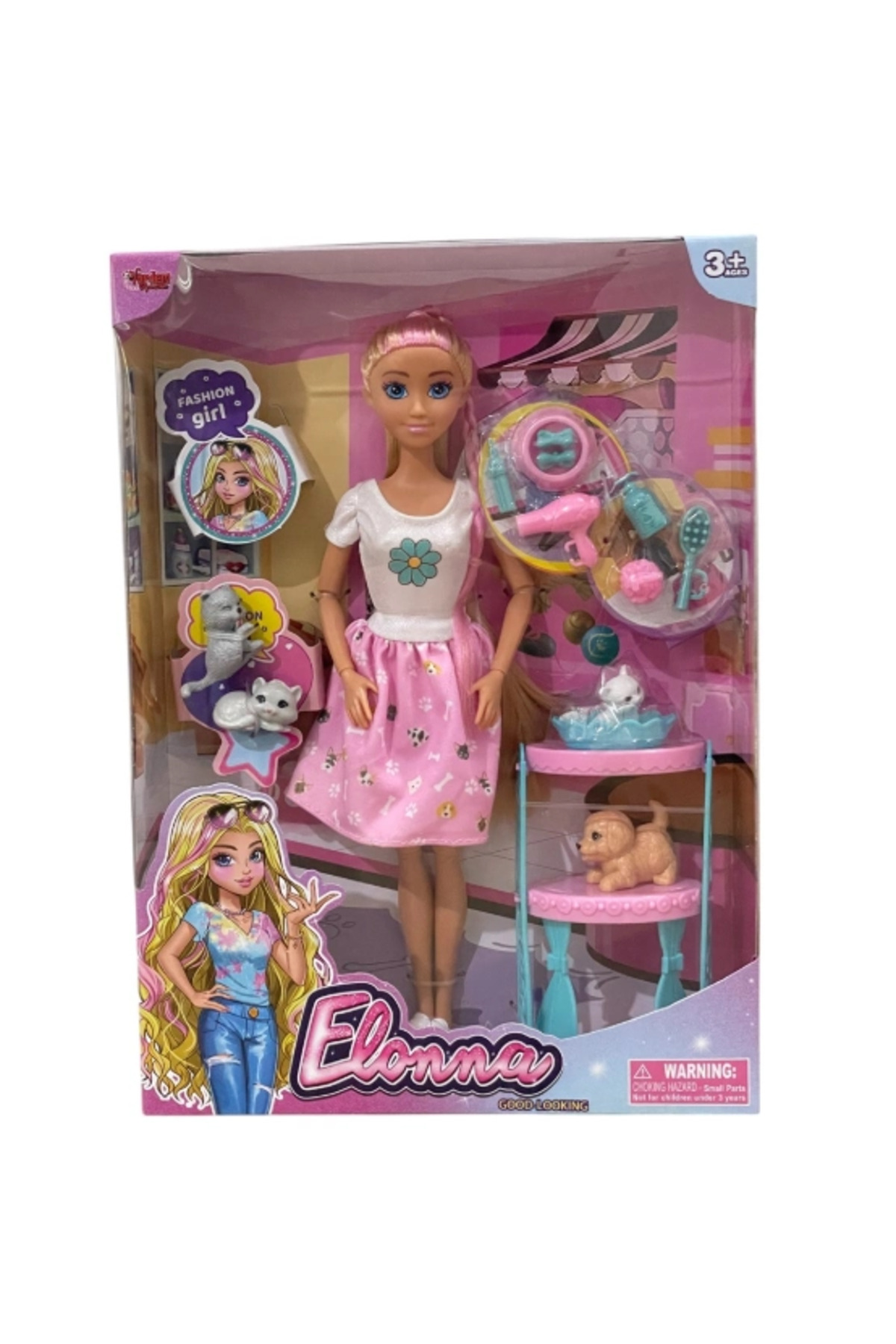 thebestnzm WG-66962 KUT.11,5 İNÇ PET SHOP BEBEK -VRD